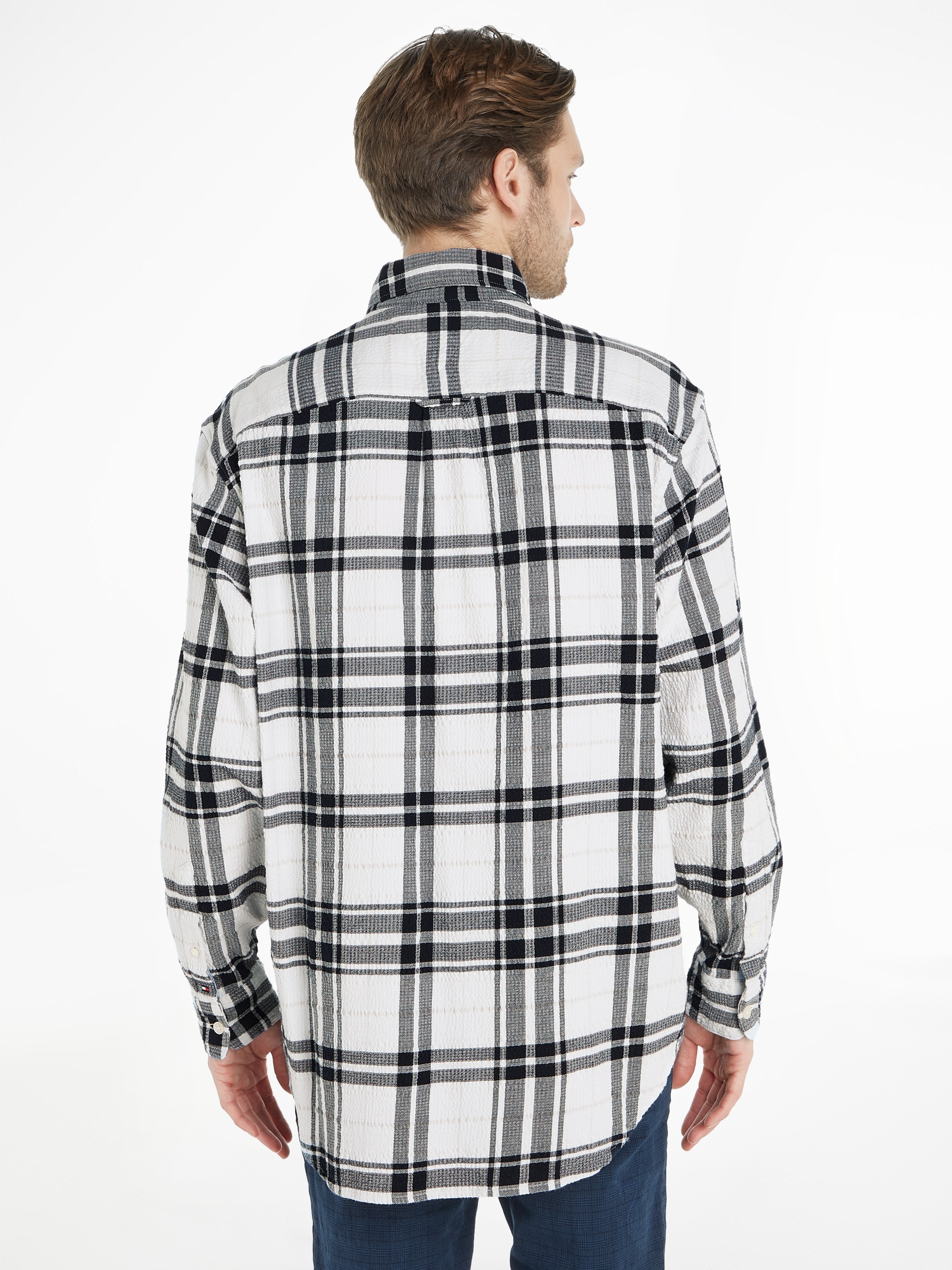 Tommy Hilfiger Langarmhemd »TONAL TARTAN SHIRT«
