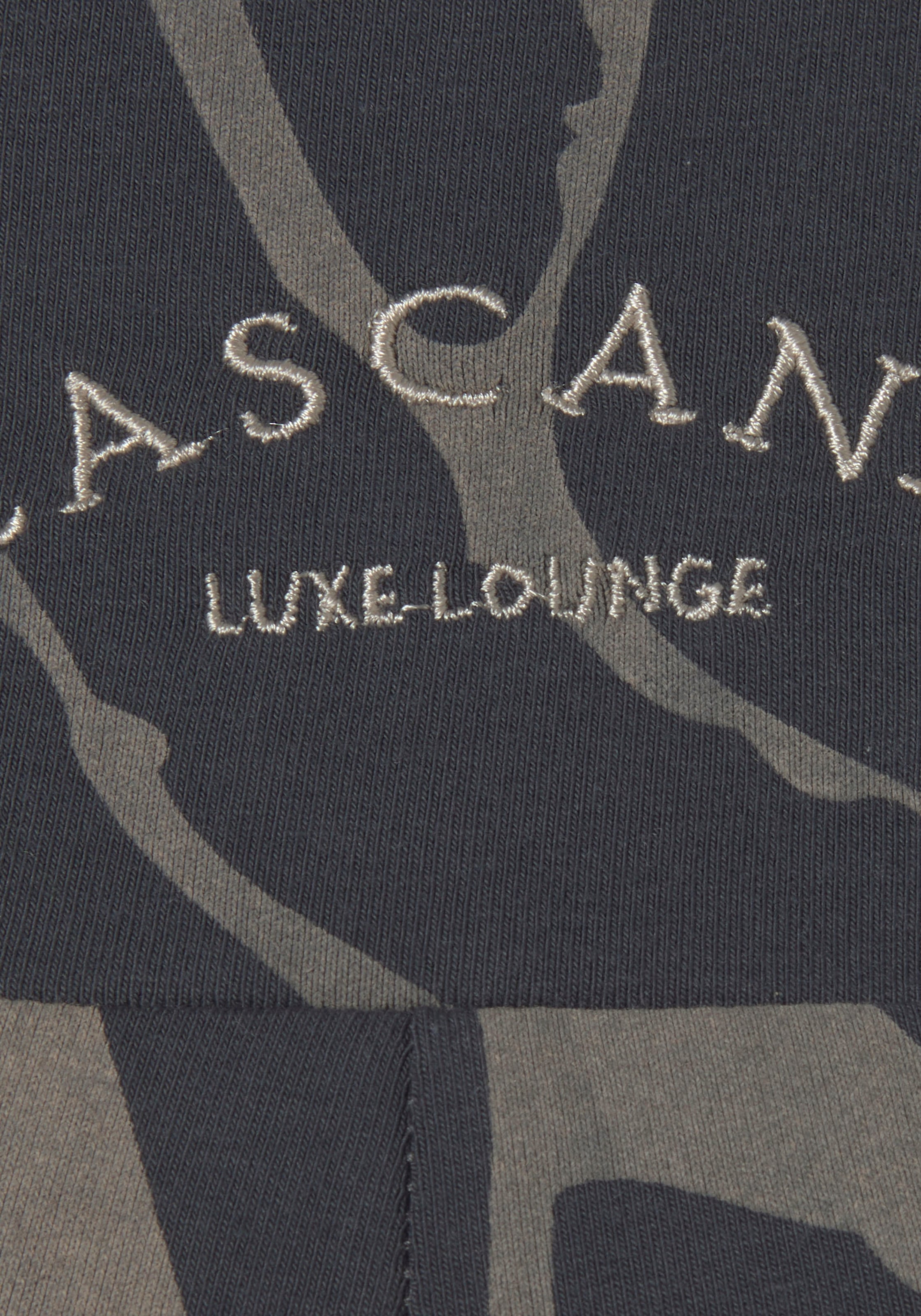 LASCANA Leggings »-Loungehose«, bestellen bei Bund, breitem OTTO Zebramuster mit Loungewear und