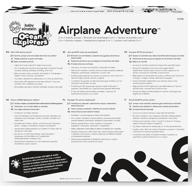 Baby Einstein Spielcenter »Airplane Adventure«, Mit über 20 Melodien,  Geräuschen und Lichtern online kaufen | OTTO