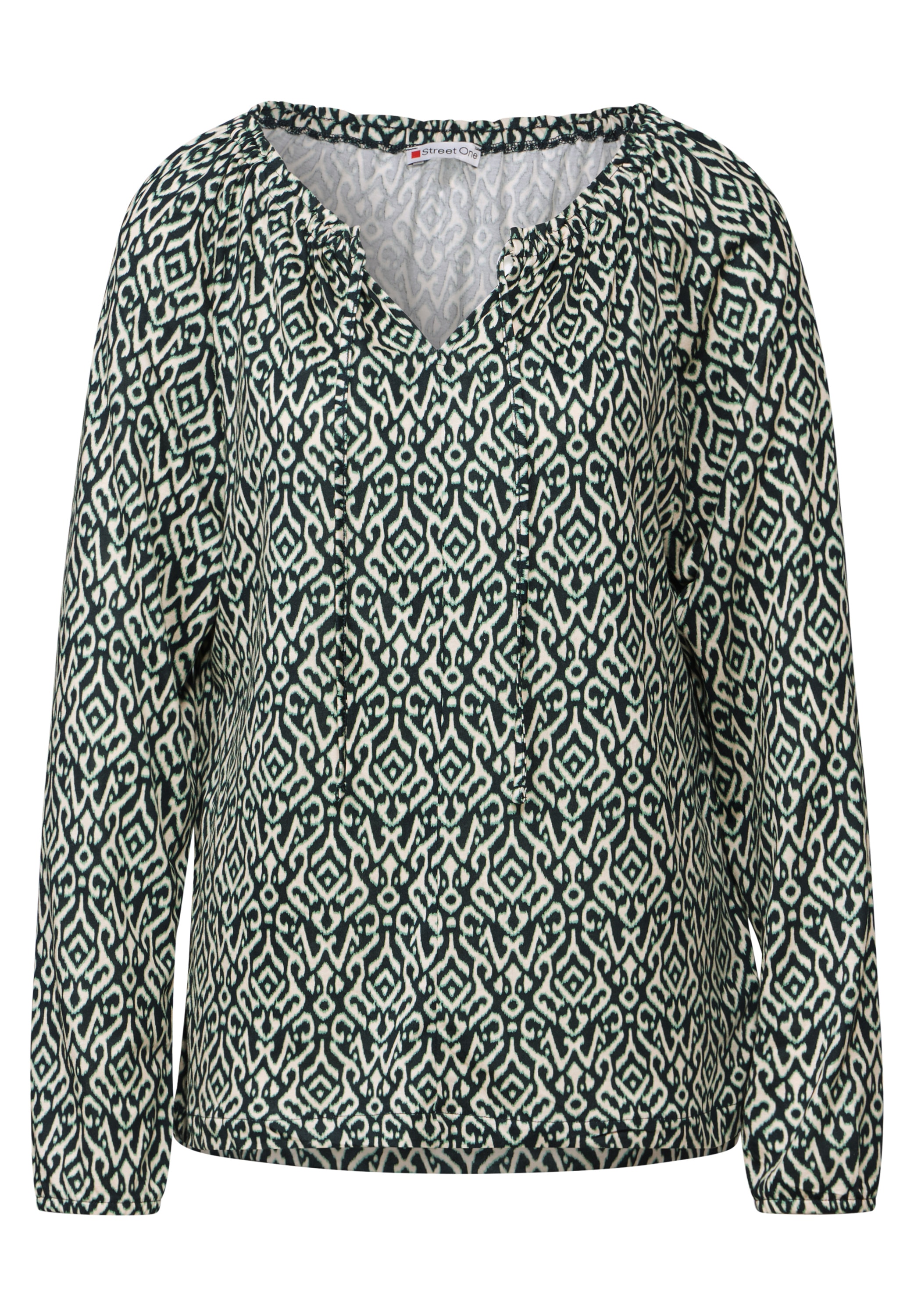 STREET ONE Langarmshirt, mit All-Over Print