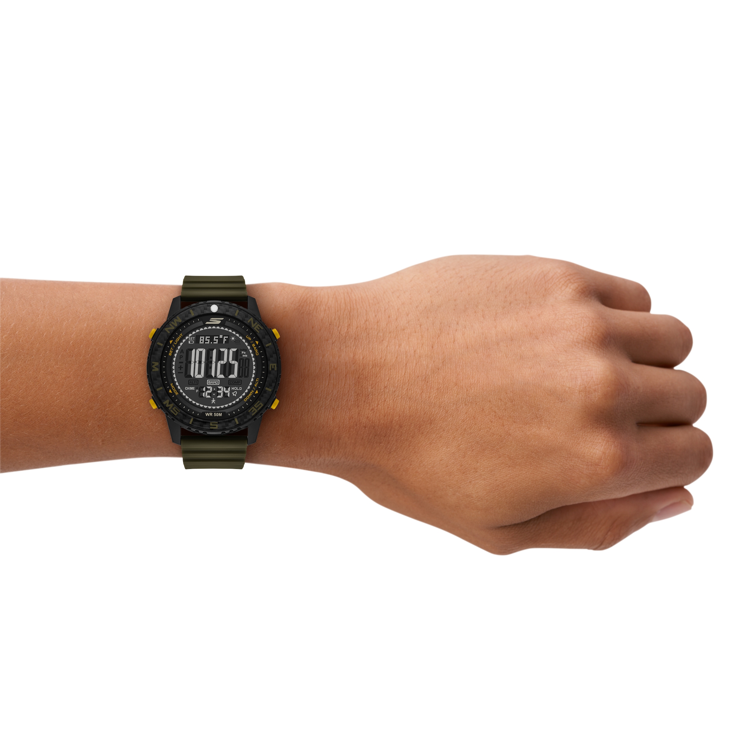 Skechers Chronograph »Adventure Sport« Quarzuhr, Armbanduhr, Herrenuhr, Silikonarmband, digital, Tag