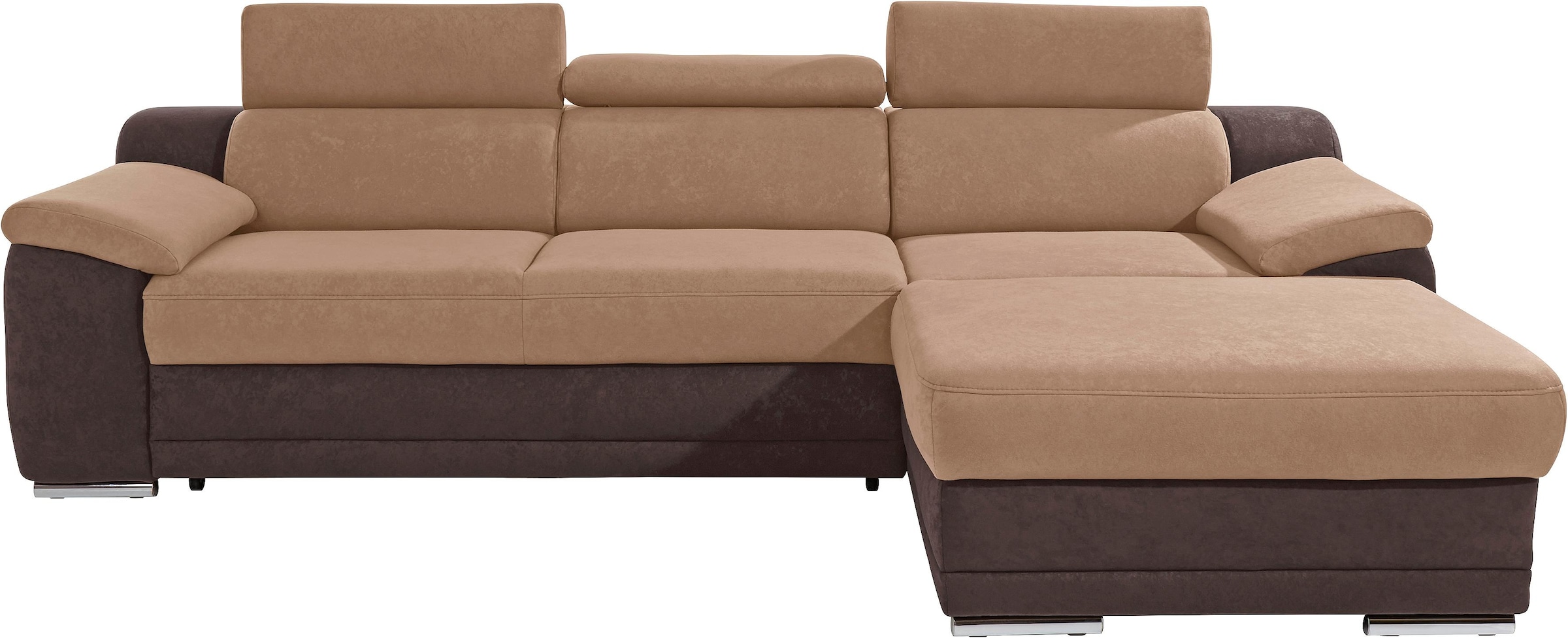 sit&more Ecksofa »Xenia L-Form« wahlweise mit Bettfunktion
