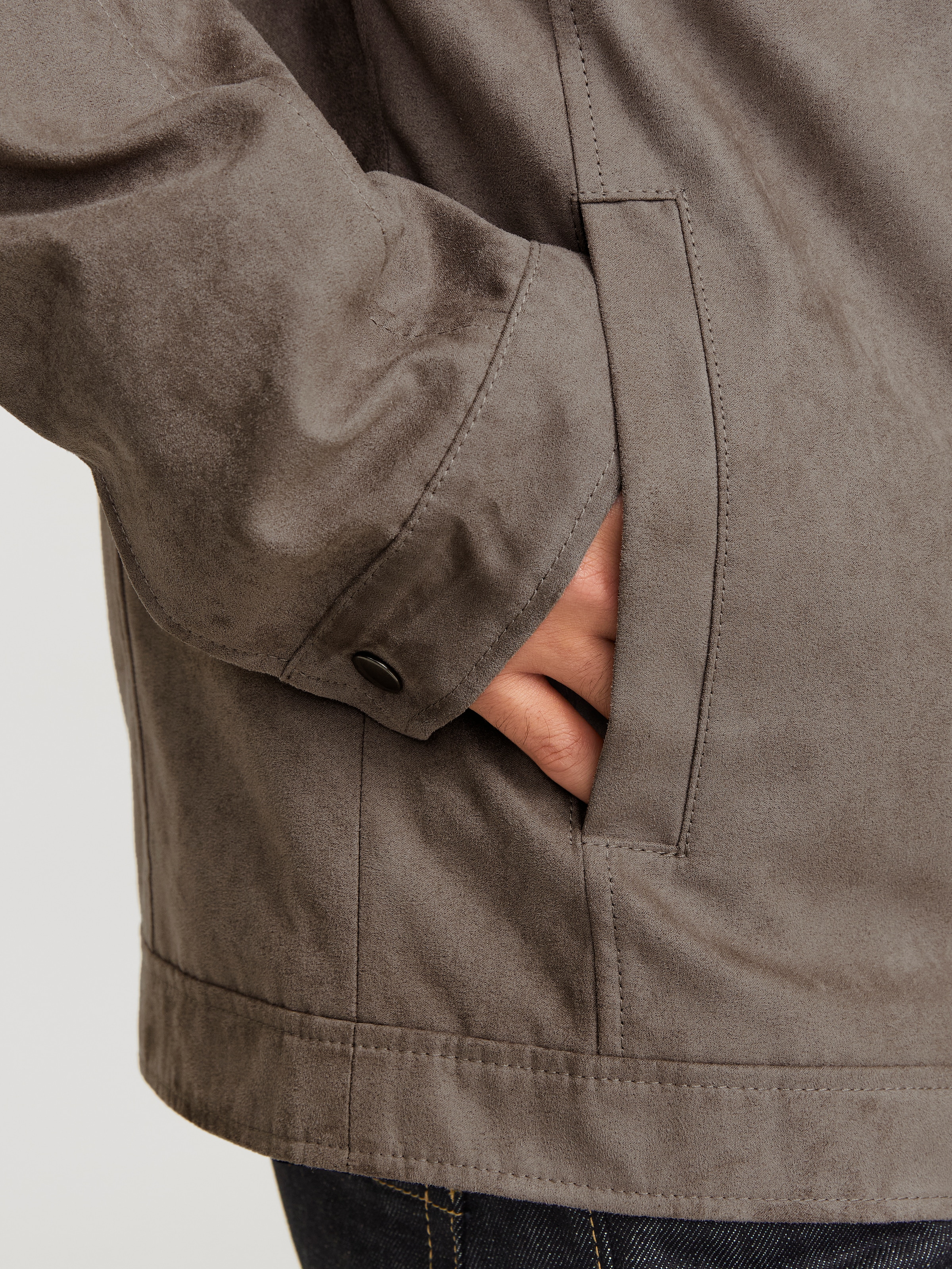 Jack & Jones Hemdjacke »JJEDYLAN SHACKET NOOS«, ohne Kapuze, mit Fly-Away Kragen