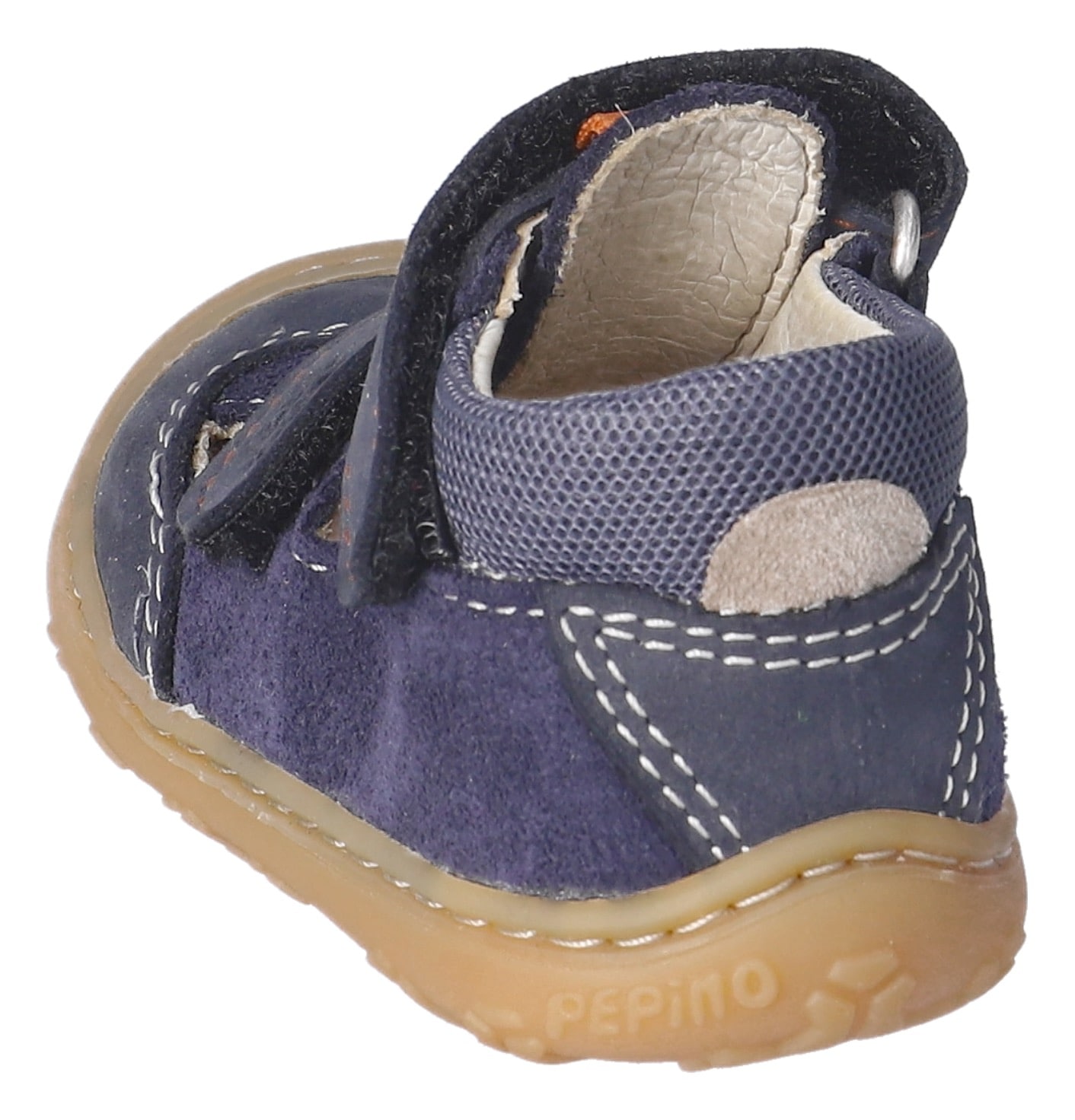 PEPINO by RICOSTA Lauflernschuh »Ebi WMS: weit«, Klettschuh, Babyschuh, Lederinnensohle, Größenschablone zum Download