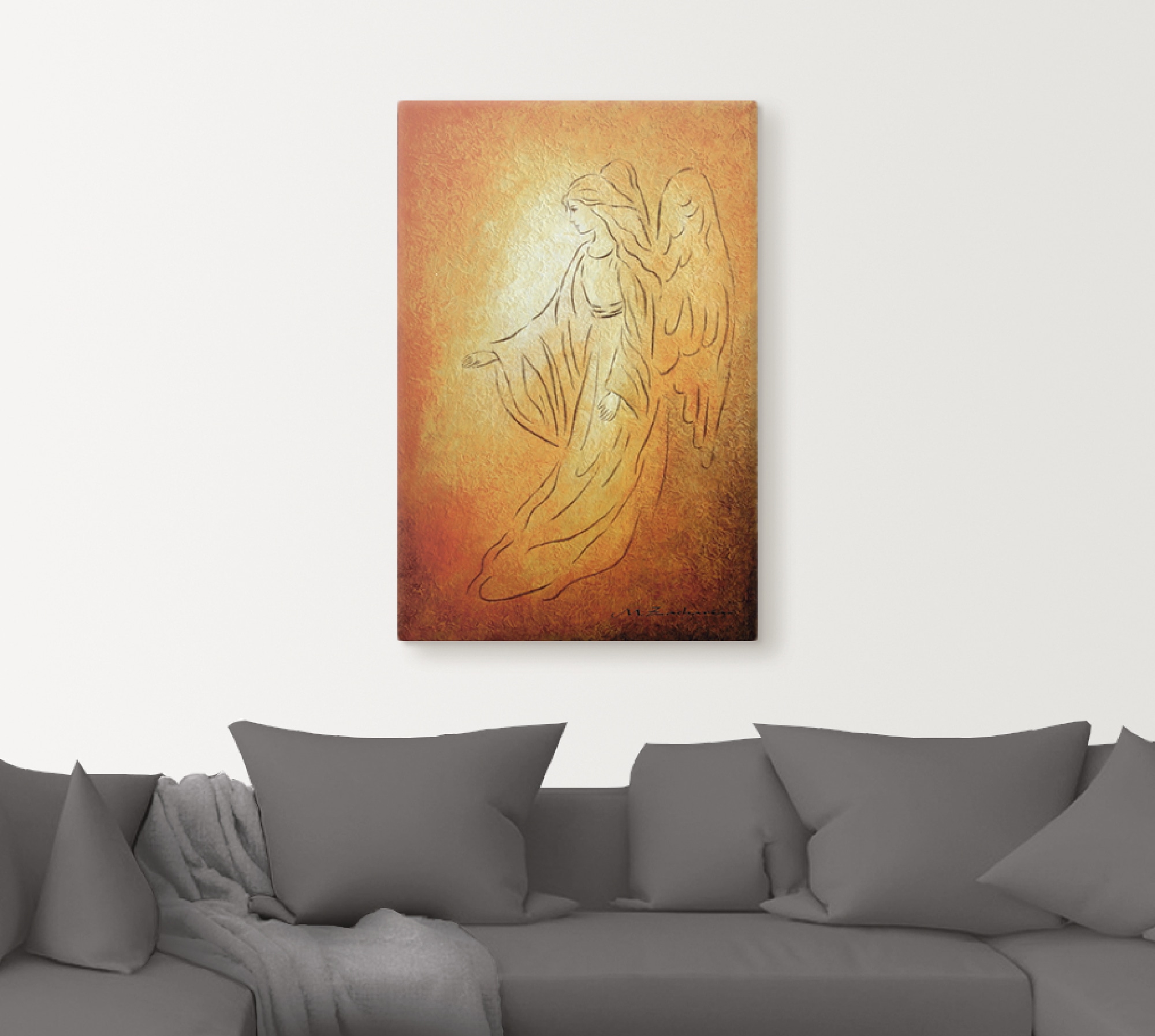 Artland Wandbild »Engel der Heilung - Engelkunst«, Religion, (1 St.), als Alubild, Outdoorbild, Leinwandbild, Poster, Wandaufkleber