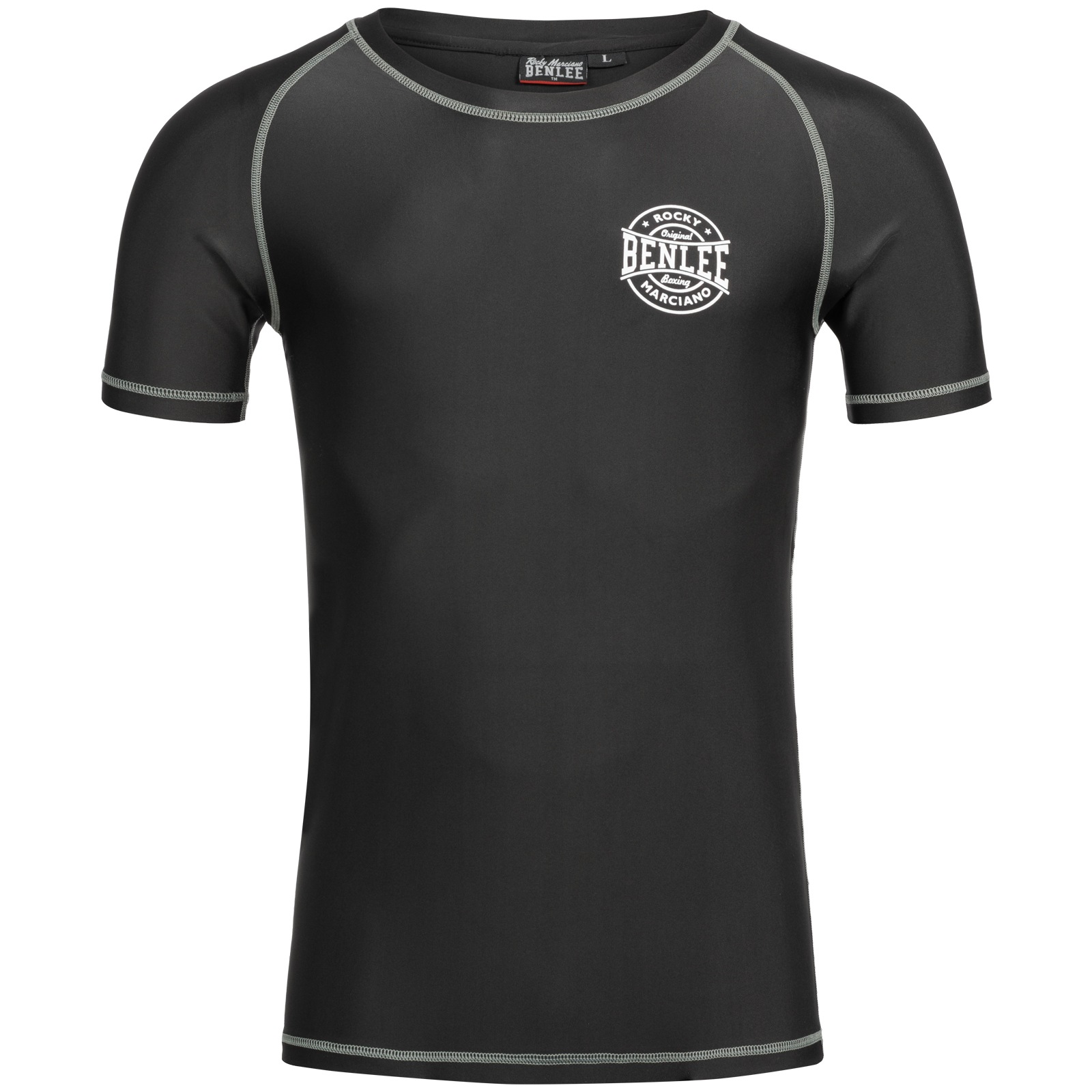 Benlee Rocky Marciano Kompressionsshirt mit Markendruck auf der Brust