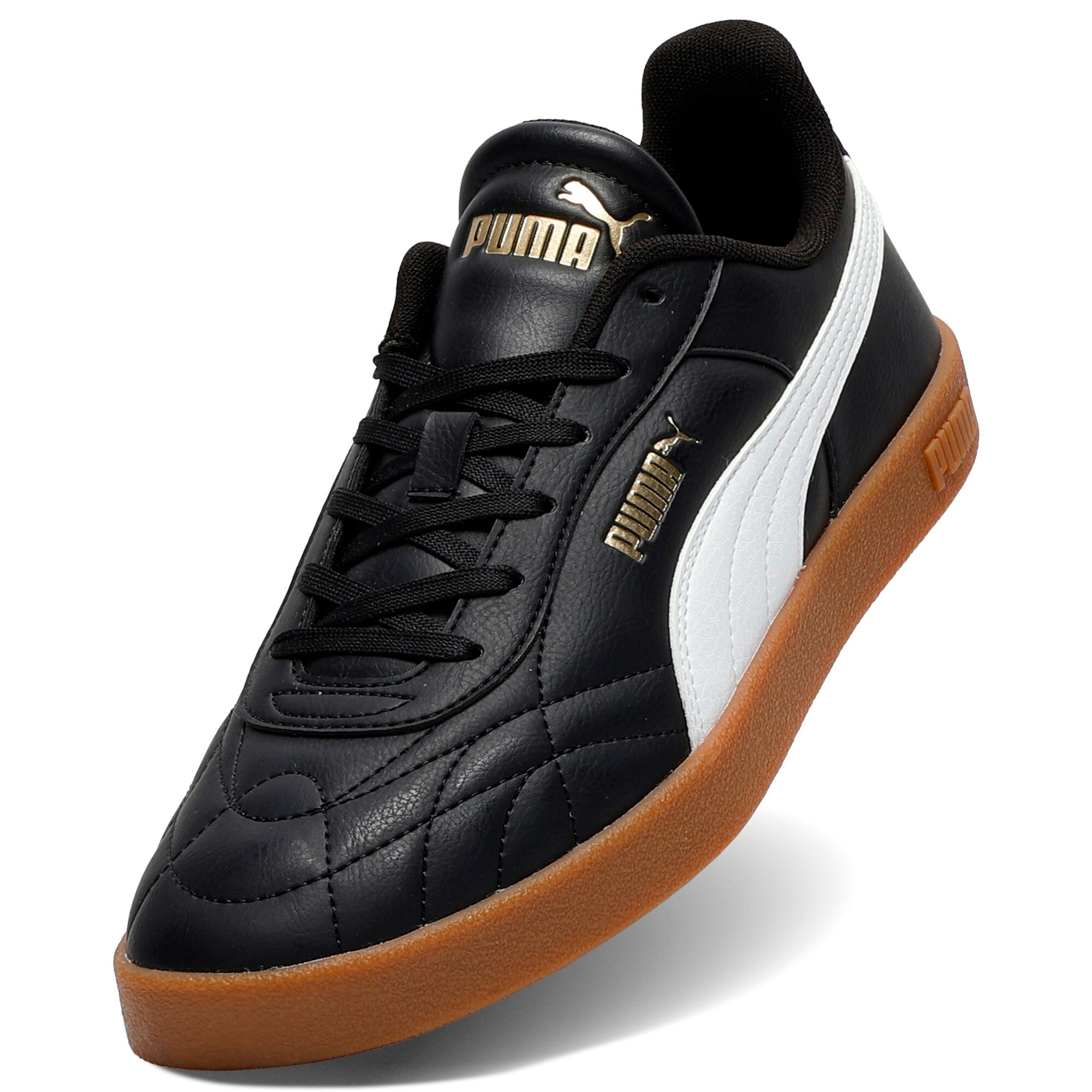 PUMA Sneaker »CLUB II INDOOR«  mit Schnürung, niedrige Schuhhöhe, nicht herausnehmbare Innensohle