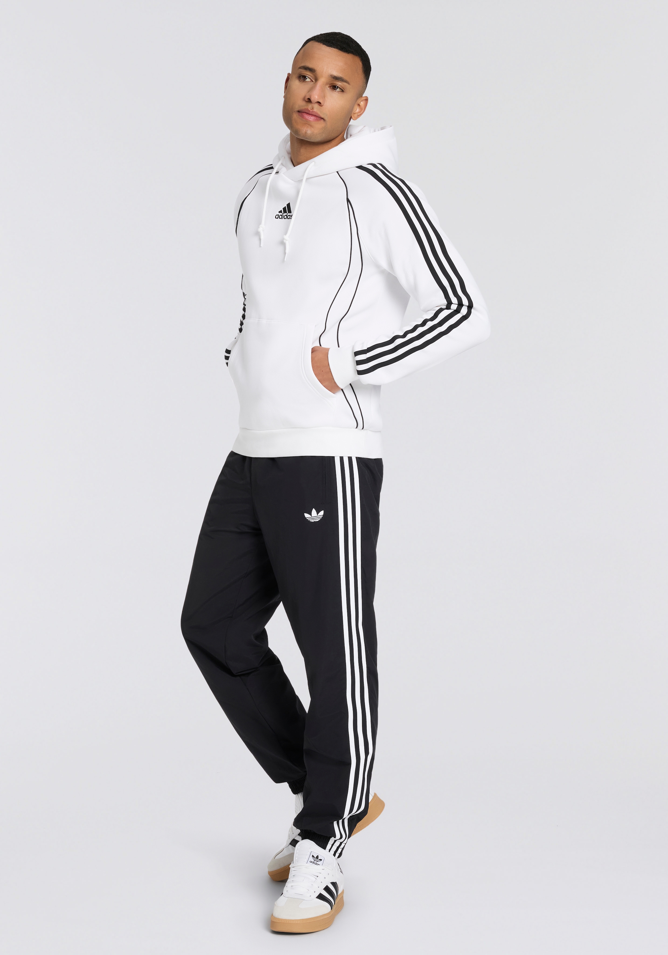 adidas Originals Kapuzensweatshirt »ADICOLOR TEAMGEIST CUT LINE HOODIE«
