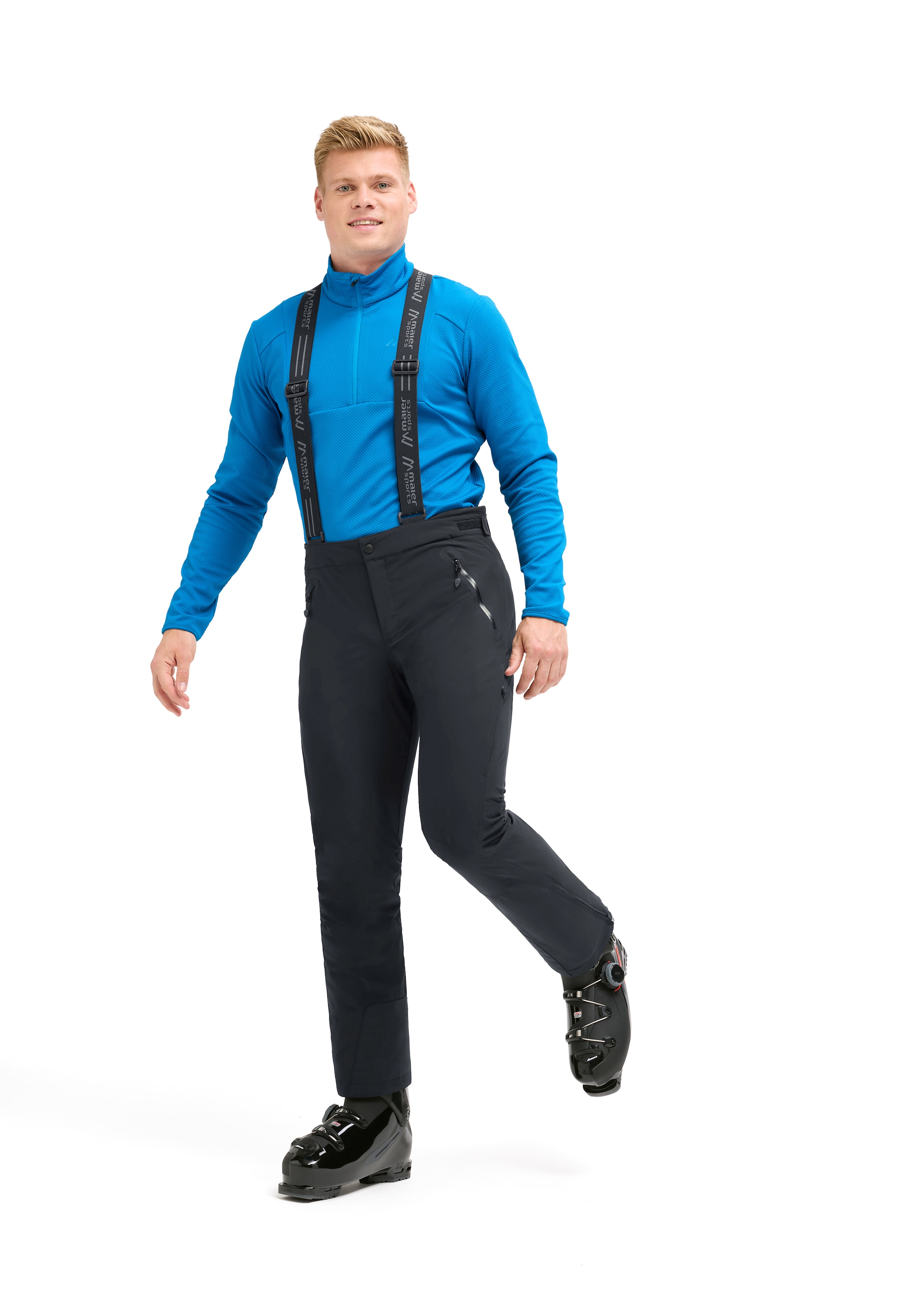 Maier Sports Skihose »Copper slim«  Herren Schneehose mit Hosenträgern, wind/wasserdicht, Slim Fit