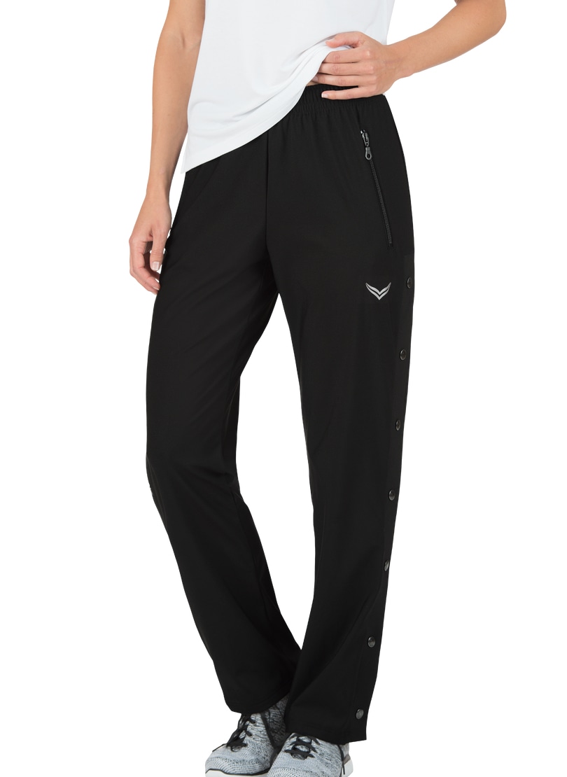 Trigema Jerseyhose »TRIGEMA Aufknöpfbare Trainingshose«, (1 tlg.)