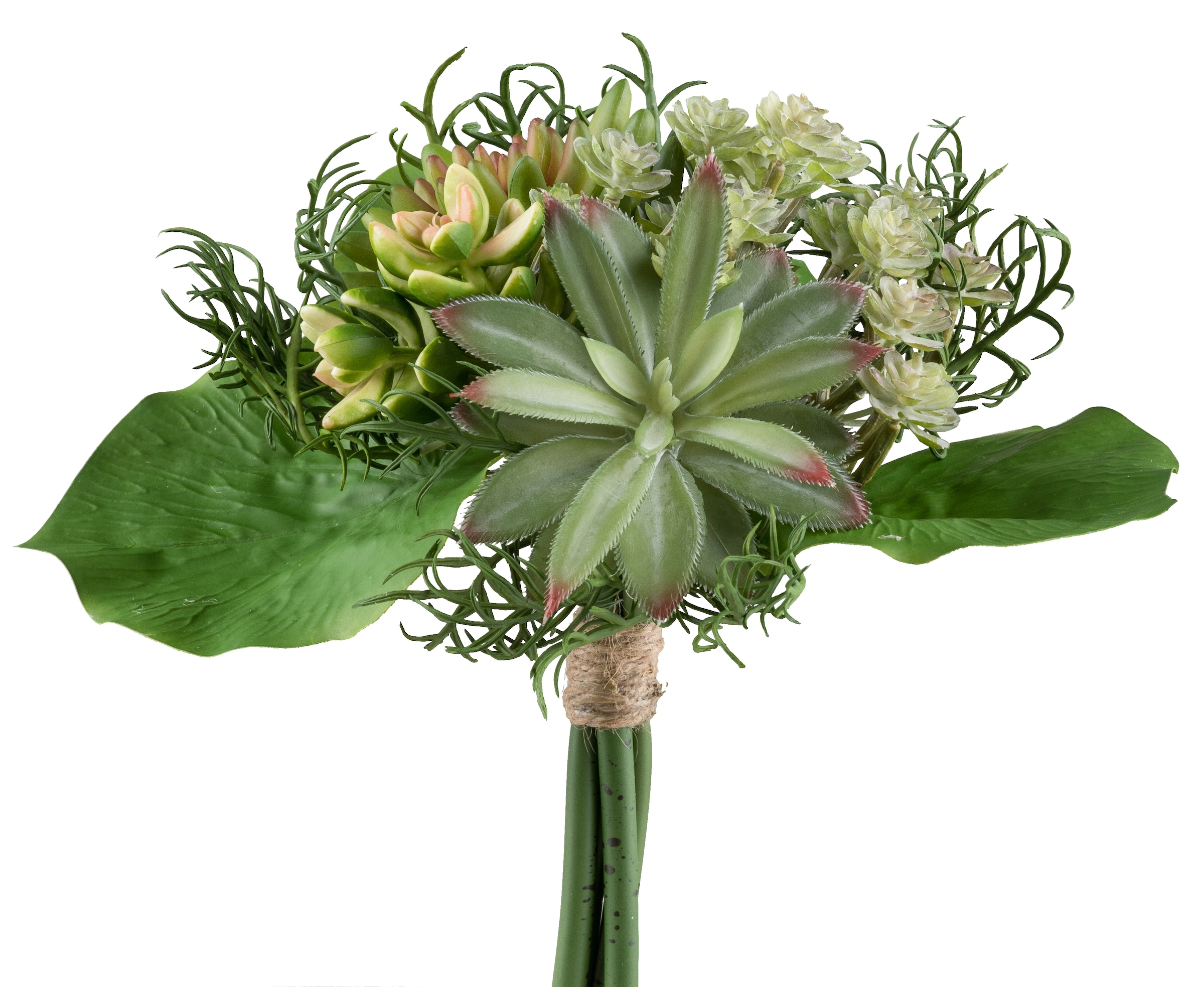 Creativ green Kunstpflanze »Sukkulenten-Bouquet« mit grünrosa Farbgebung