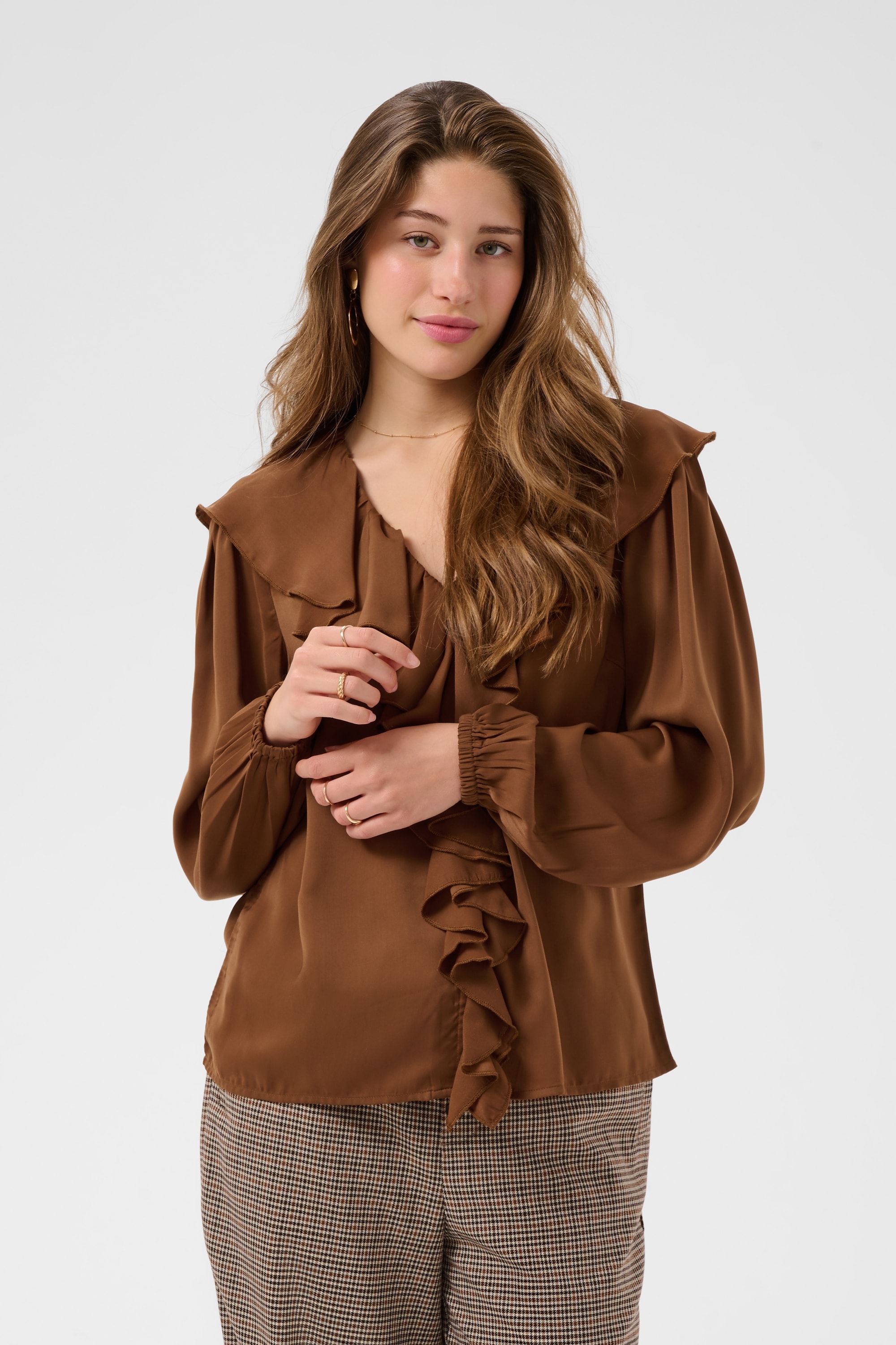 Cream Langarmbluse »Damen Bluse langarm CRBeliv«