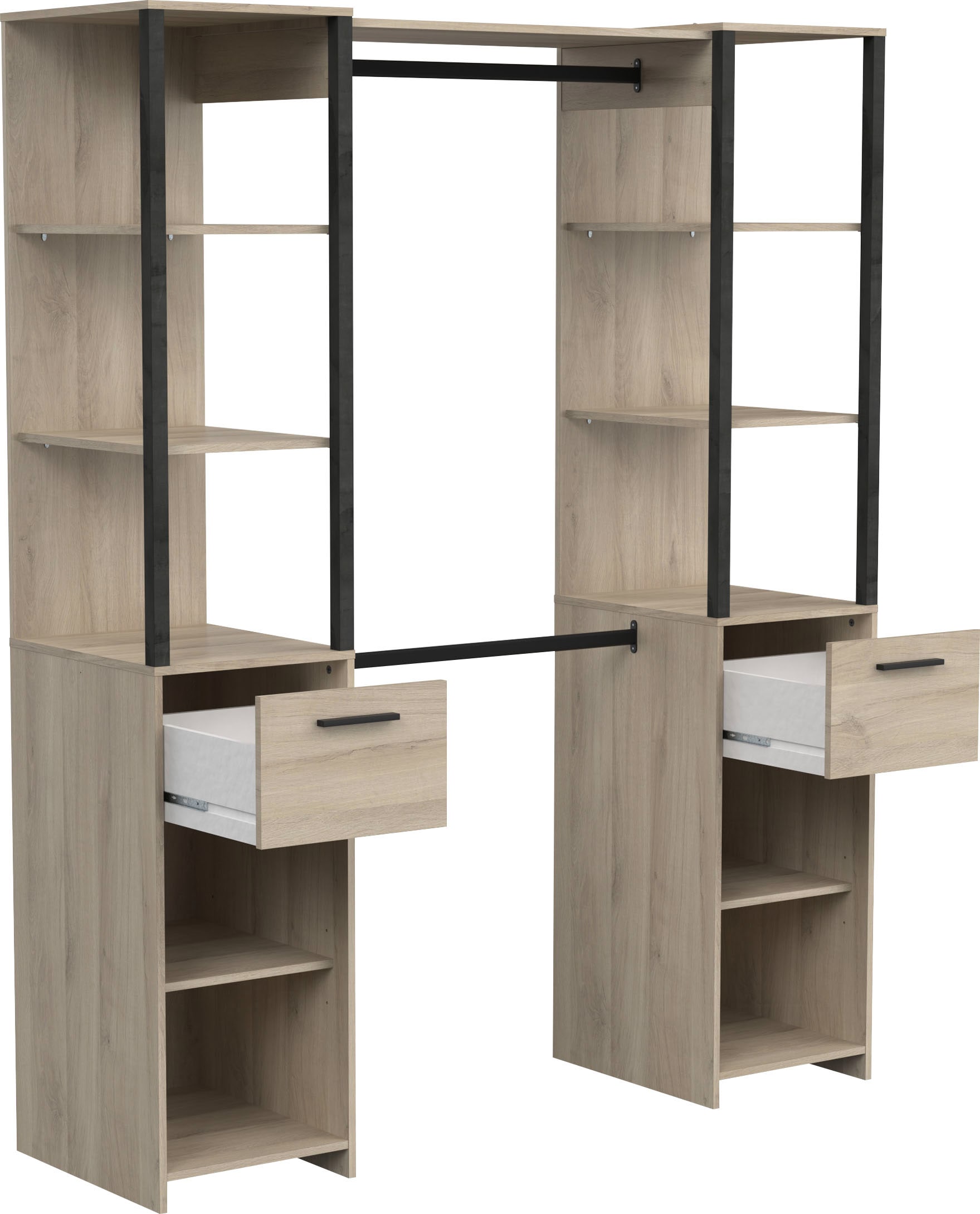 Demeyere GROUP Vorhang-Schrank »Gary«, (B/H/T ca. 160/200/50cm), platzsparendes Design