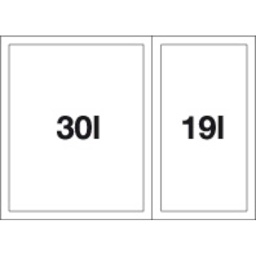 Blanco Mülltrennsystem »Select II 60/2«, 2 Behälter, Kunststoff, Stahlblech, 600 mm Untermass