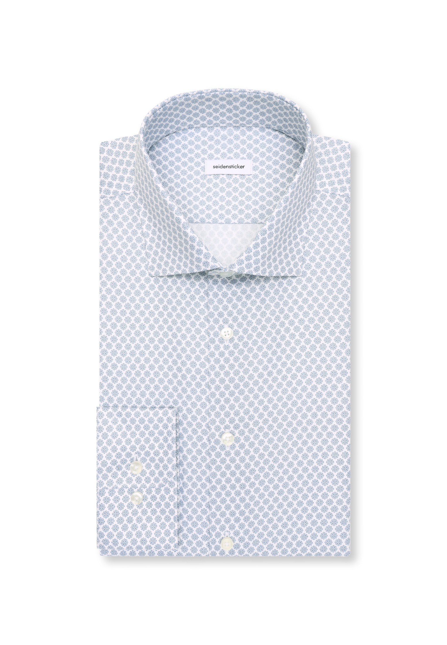 seidensticker Businesshemd »Schwarze Rose« Slim 1/1 Kentkragen Druck