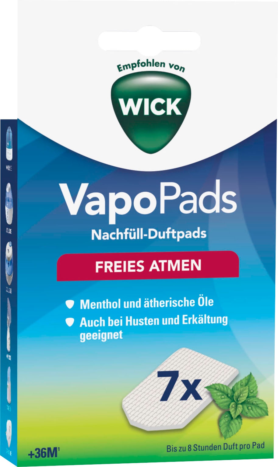 Inhalations-Zusatz »VapoPads Menthol - VH7«, (Packung, 7 tlg.), Passen zu unseren...