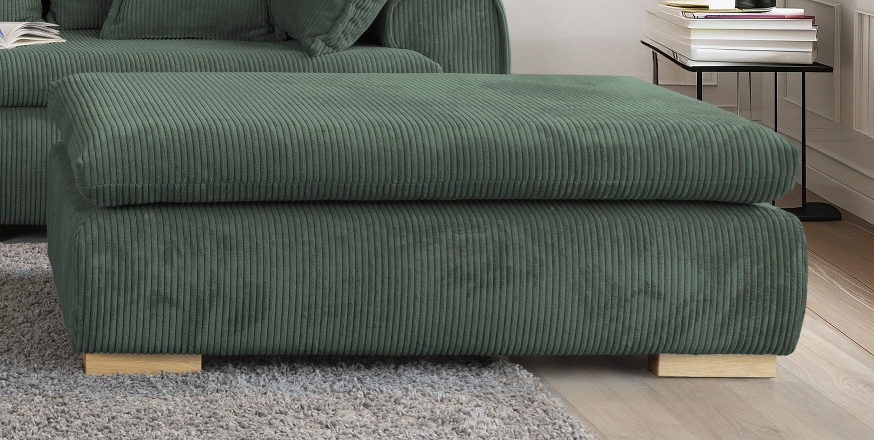 Home affaire Polsterhocker »Katja, B: 118 cm« individuell zu kombinieren