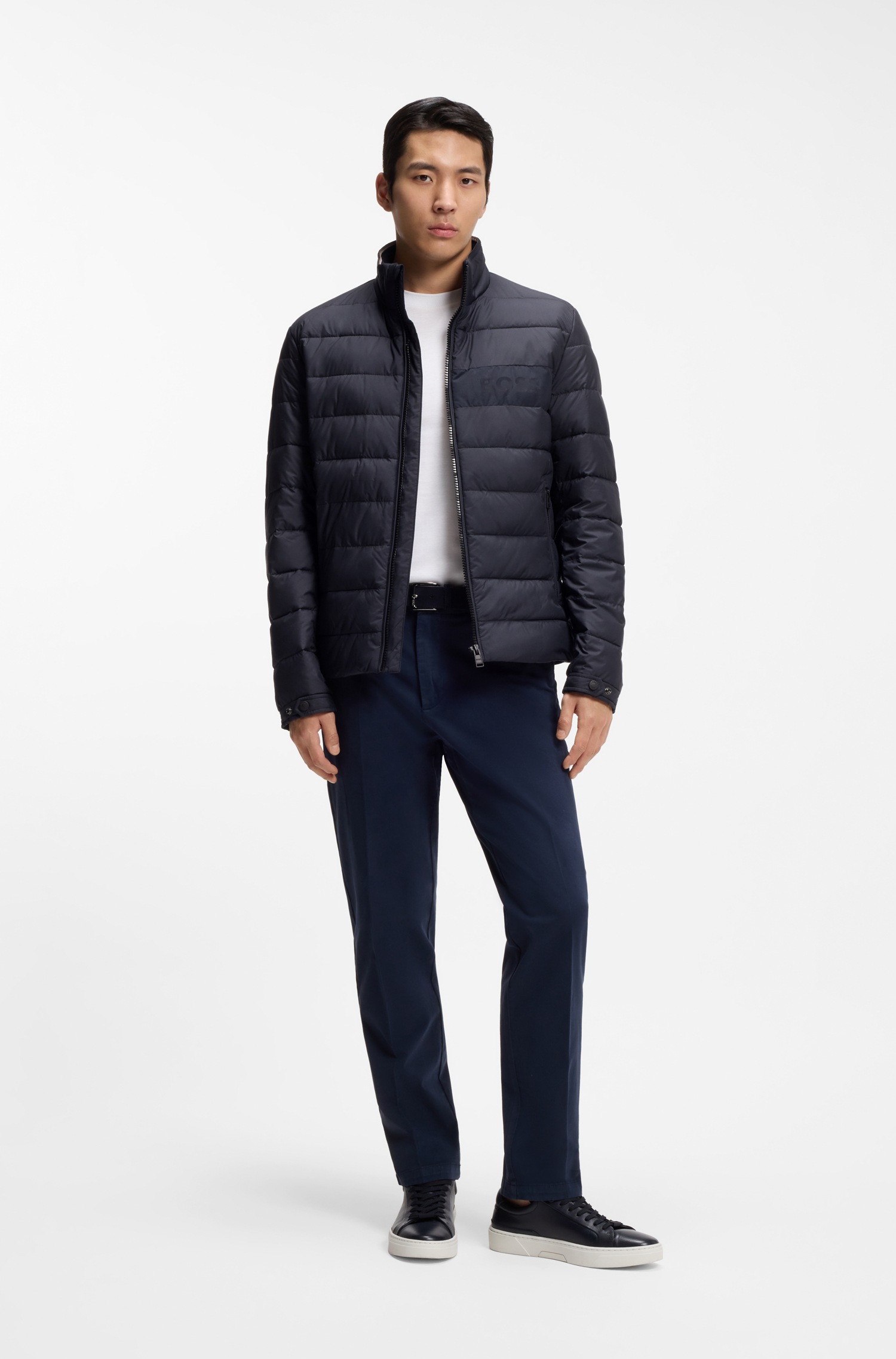 BOSS Steppjacke »Cenitos Premium Menswear« mit Stehkragen, regular fit