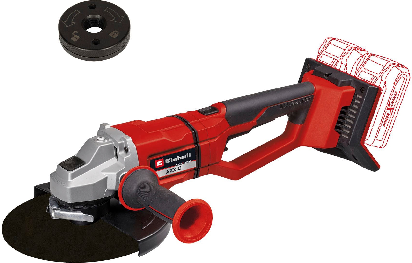 Einhell Akku-Winkelschleifer »AXXIO 36/230 Q«, Power X-Change, ohne Akku und Ladegerät