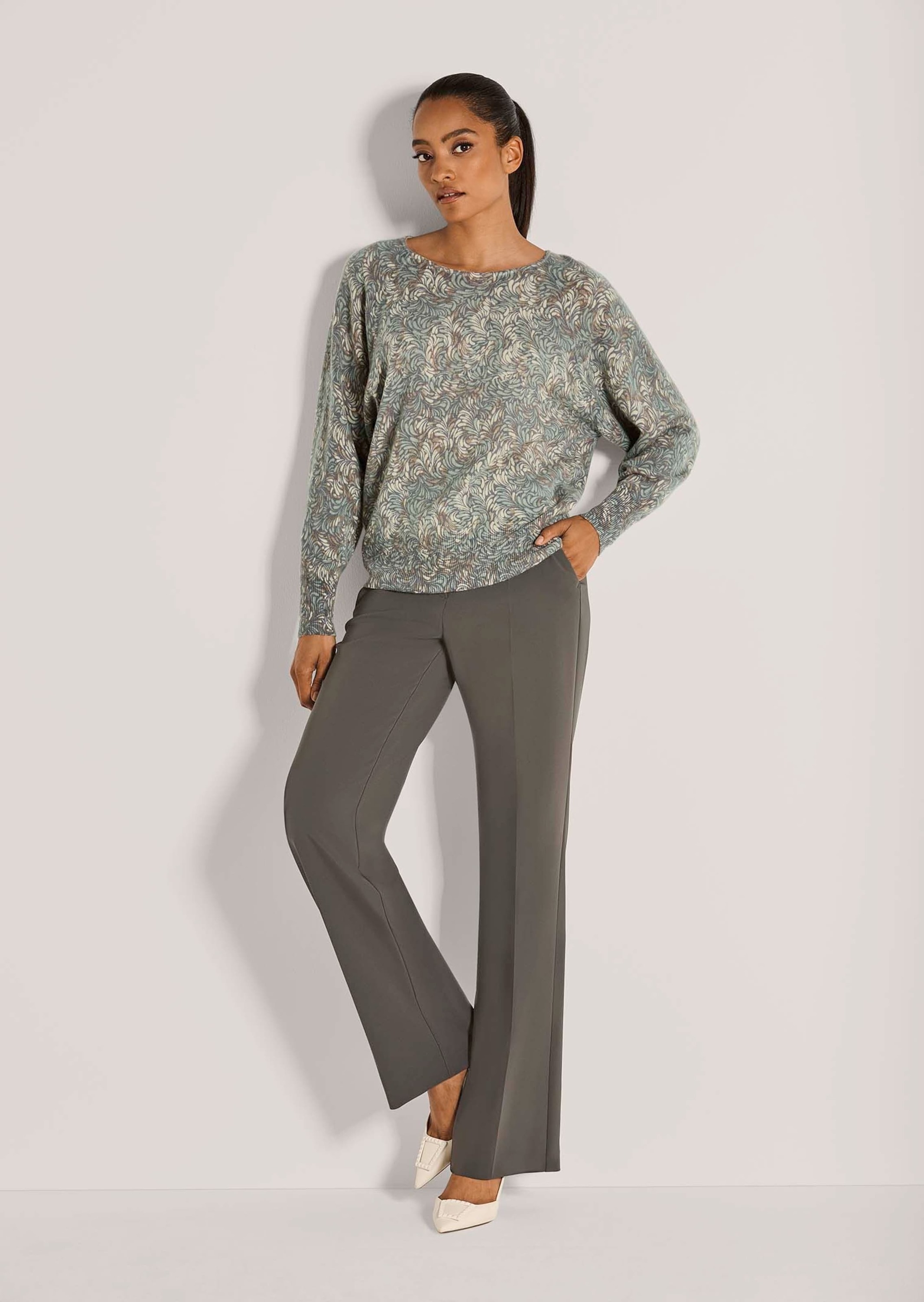 MADELEINE Longpullover »Kaschmirpullover Stilvoller Strickpullover mit Fledermausärmeln« Good-Cashmere-Qualität