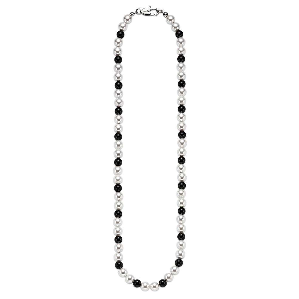 Bruno Banani Edelstahlkette »Schmuck Geschenk« mit Achat und Muschelkernperle