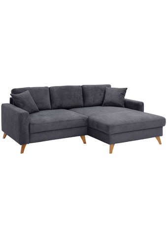 Home affaire Ecksofa »Stanza«, incl. 2 Zierkissen und Keder, moderne Holzfü0e kaufen Home affaire Ecksofa »Stanza«, incl. 2 Zierkissen und Keder, moderne Holzfü0e kaufen