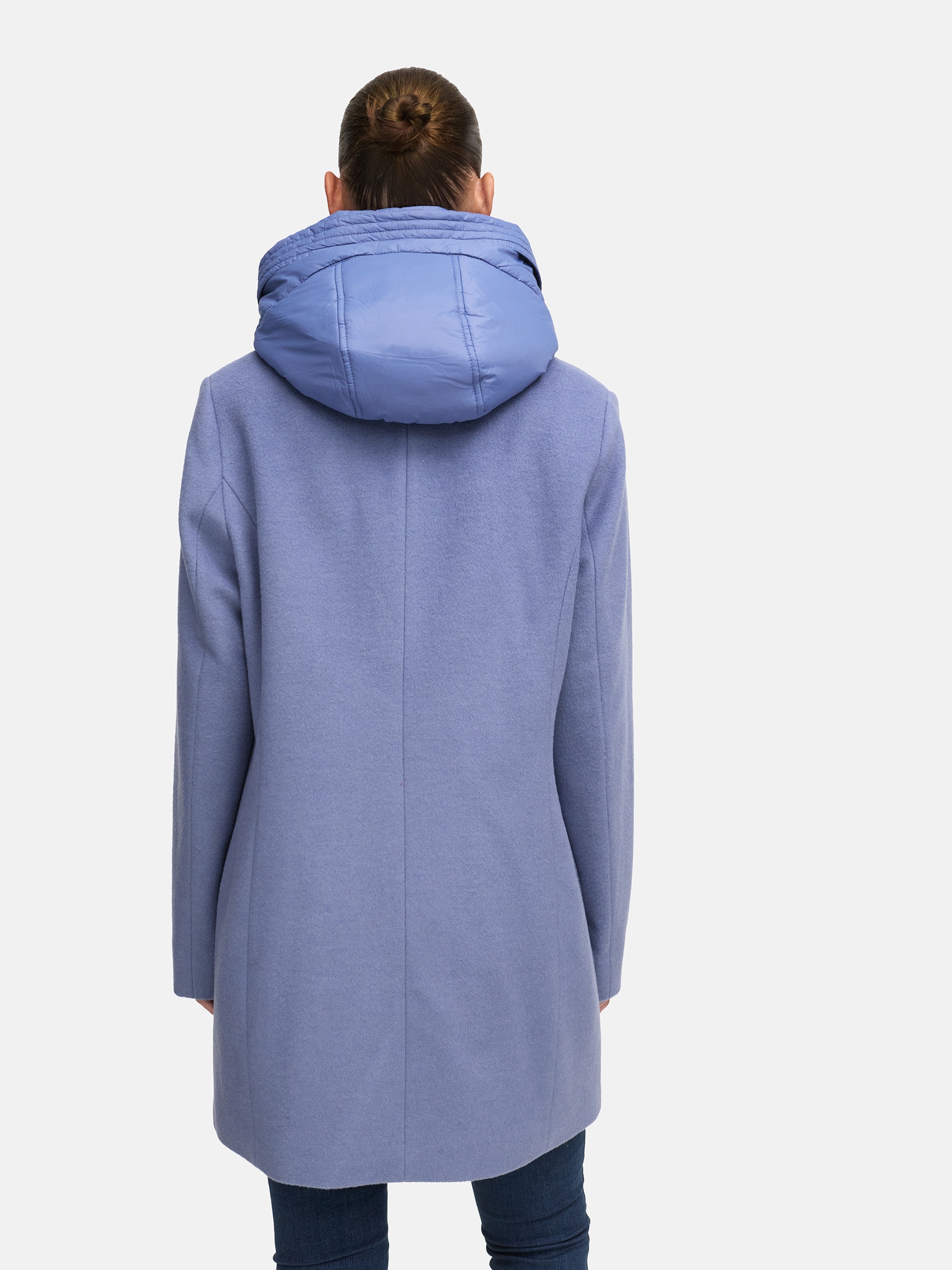 MANISA Wolljacke, mit Kapuze, mit herausnehmbarer Kapuze