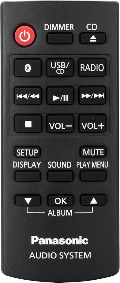 Panasonic Microanlage »SC-PM254EG«, (Bluetooth Digitalradio (DAB+)-FM-Tuner  mit RDS 20 W) bei OTTO