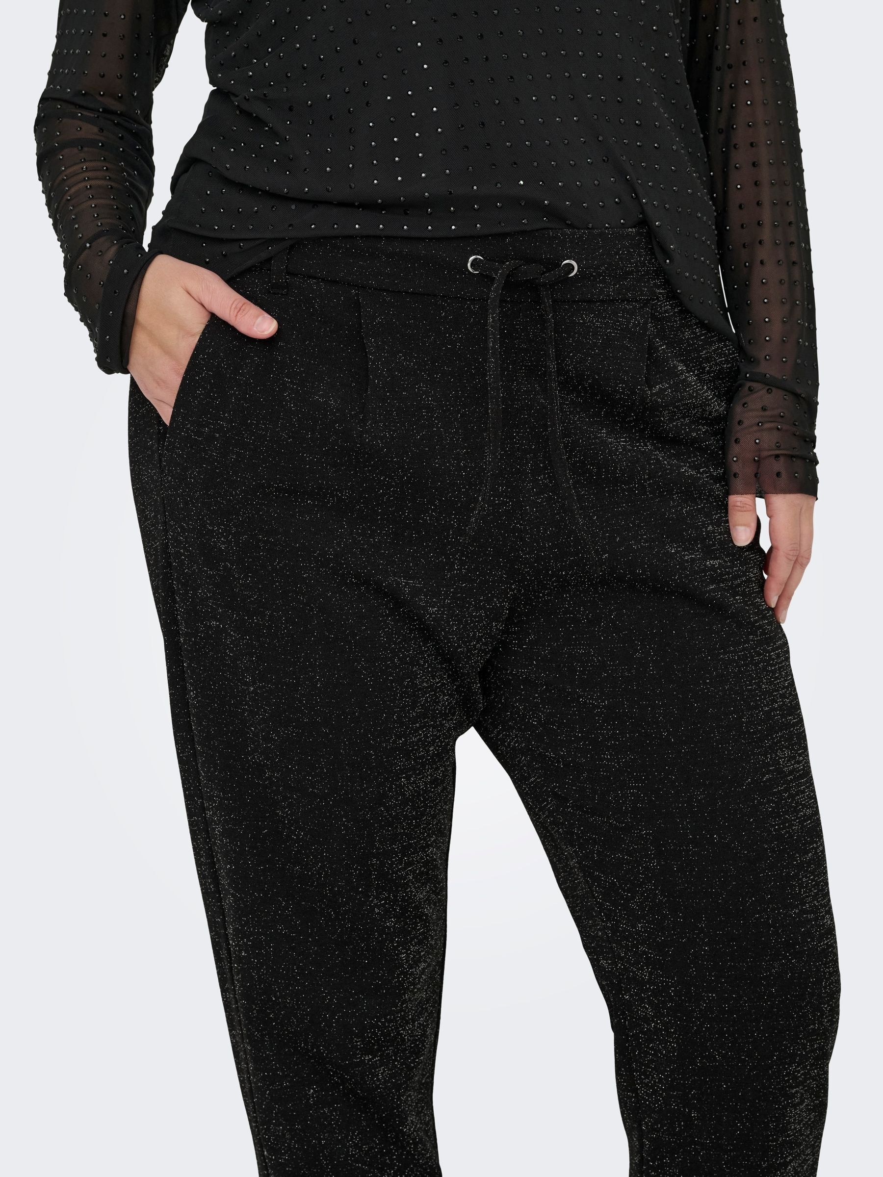 ONLY CARMAKOMA Jogginghose »CARPOPTRASH-ALYA EASY GLIT PANT NOOS«