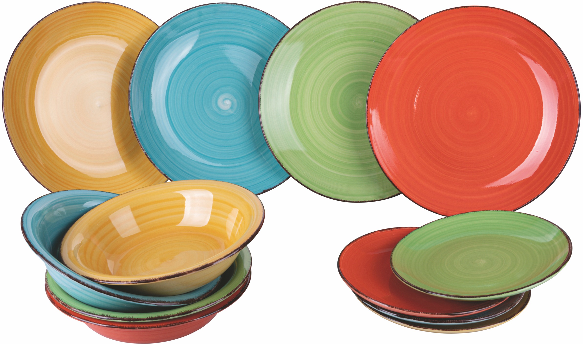 Villa d'Este Teller-Set »Baita«, (Set, 12 tlg.), Geschirr-Set, Tafelservice kaufen
