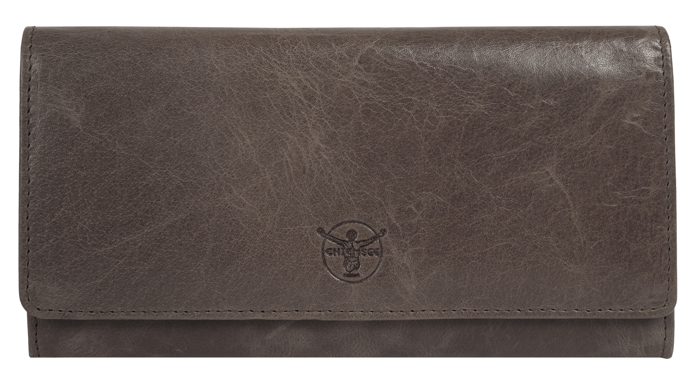 Chiemsee Damen Geldbörse echt Leder in grau