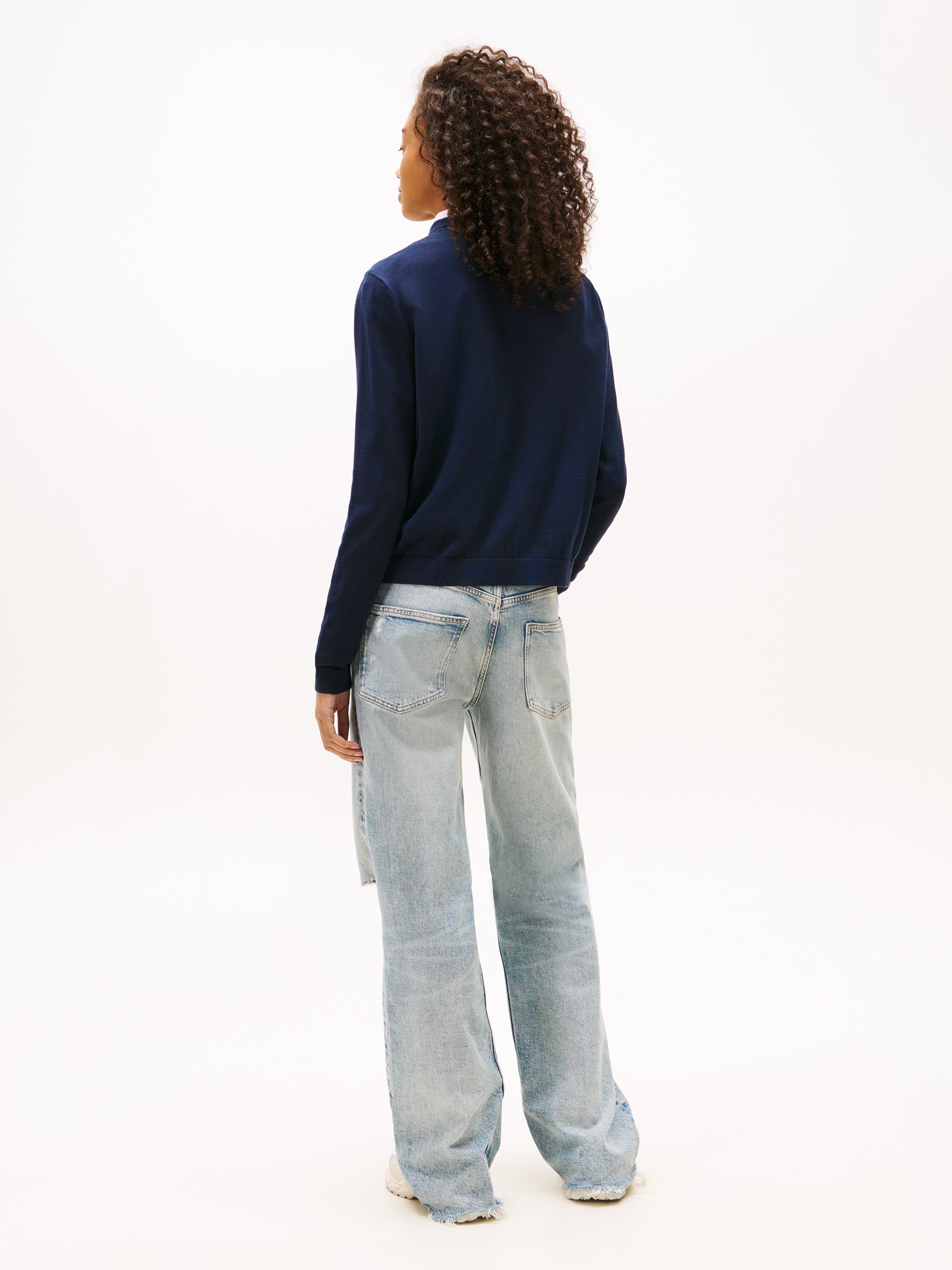 Tommy Jeans Rundhalspullover »TJW ESSENTIAL CREW SWEATER EXT« Baumwolle, regular fit