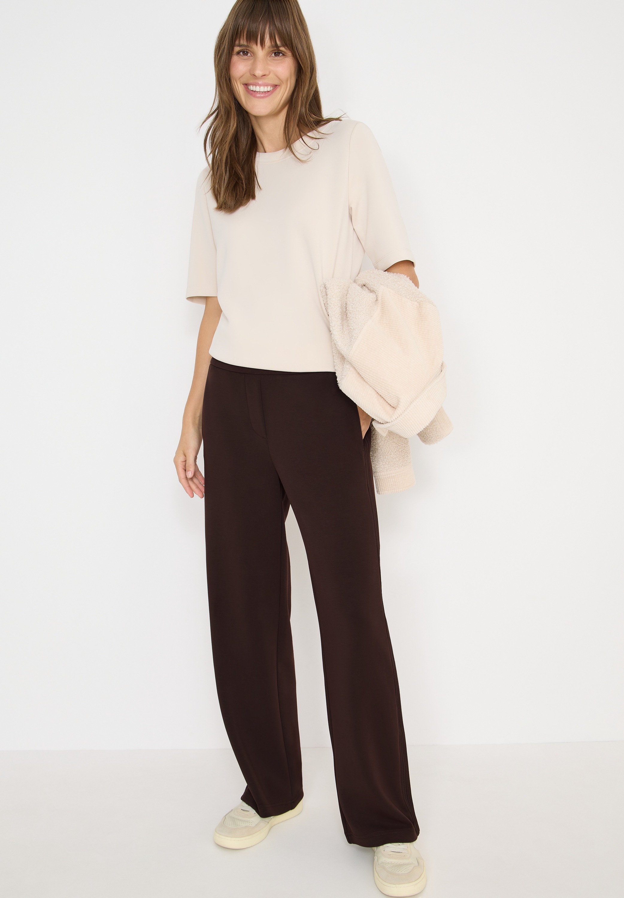 Cecil Stoffhose  mit Gallonstreifen