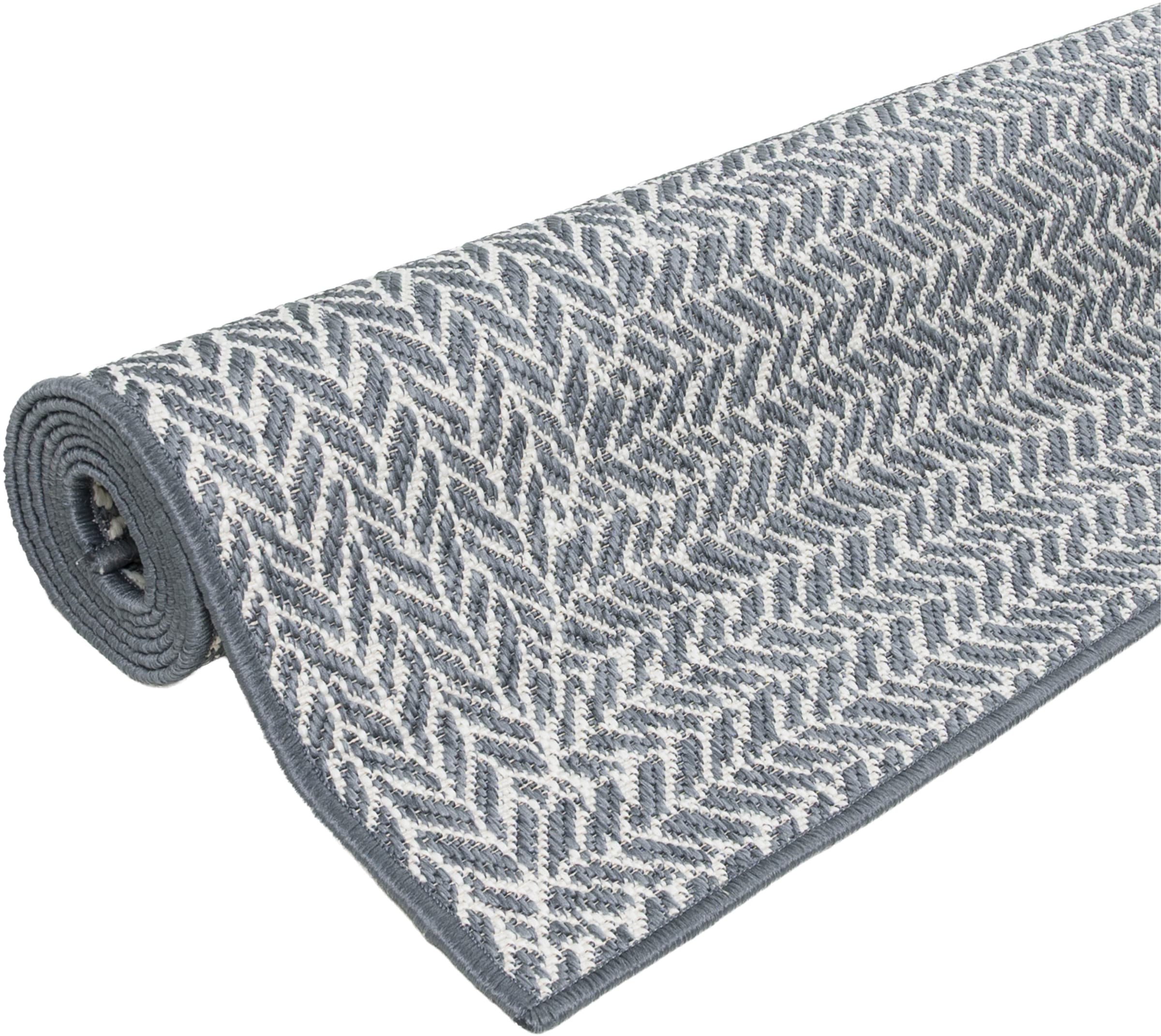 OTTO home Outdoorteppich »Matts«, rechteckig, 5 mm Höhe, In- und Outdoor geeignet, Strick-Optik, Wetterfest & UV-beständig