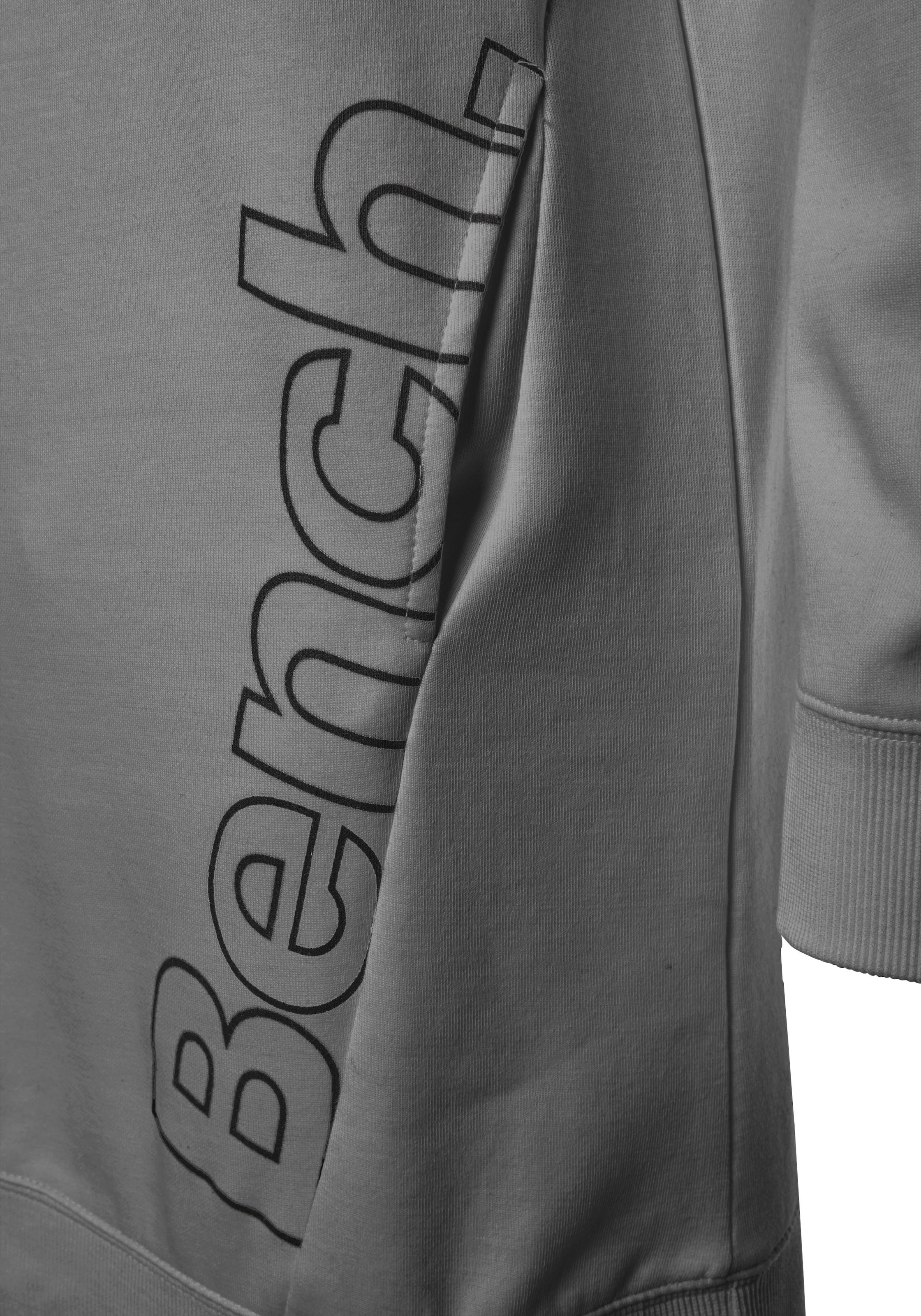 Bench. Loungewear Sweatkleid, mit Logoprint OTTO Shop seitlichem kaufen im Online