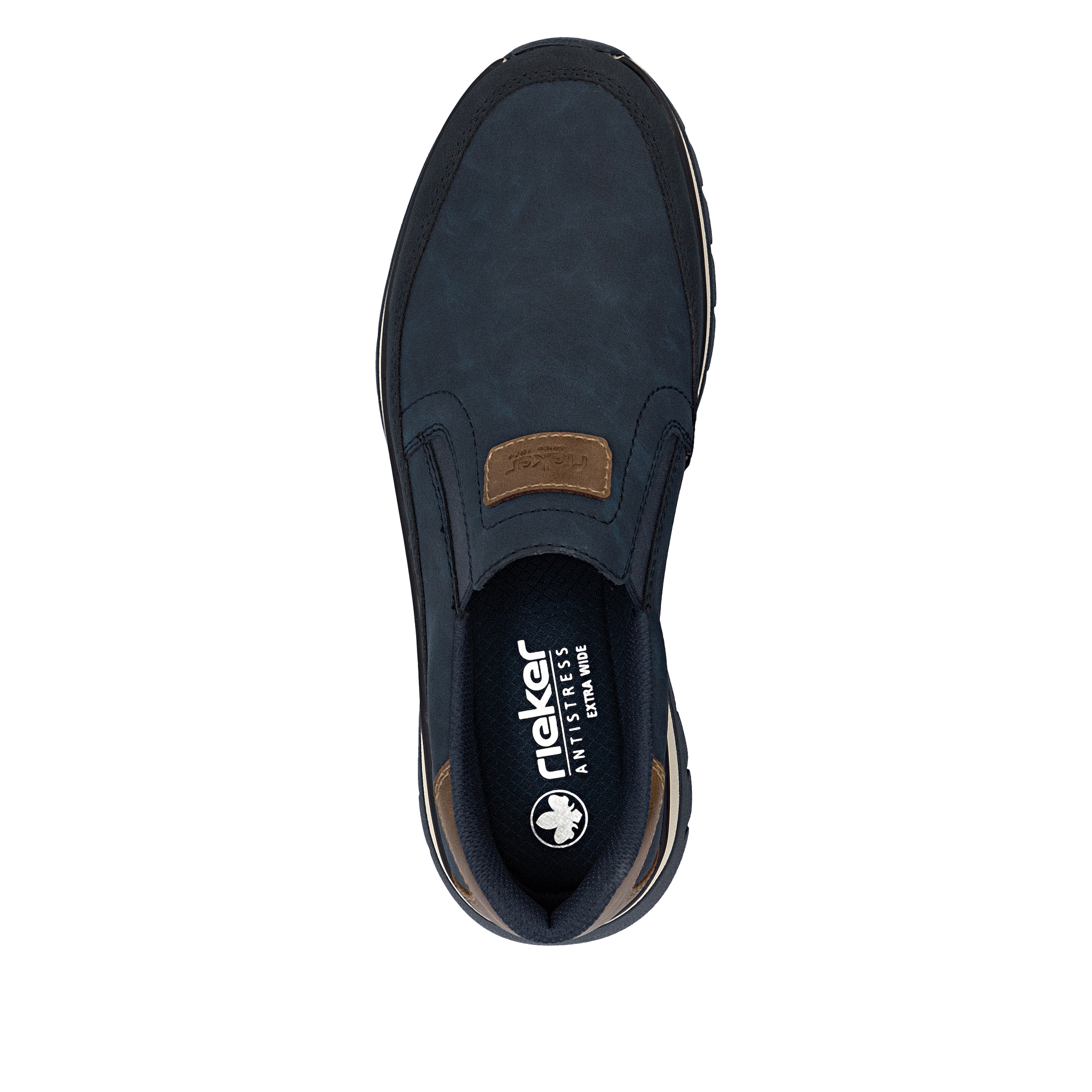 Rieker Slip-On Sneaker, Slipper, Schlupfschuh, Halbschuh mit weicher MemoSoft-Innensohle