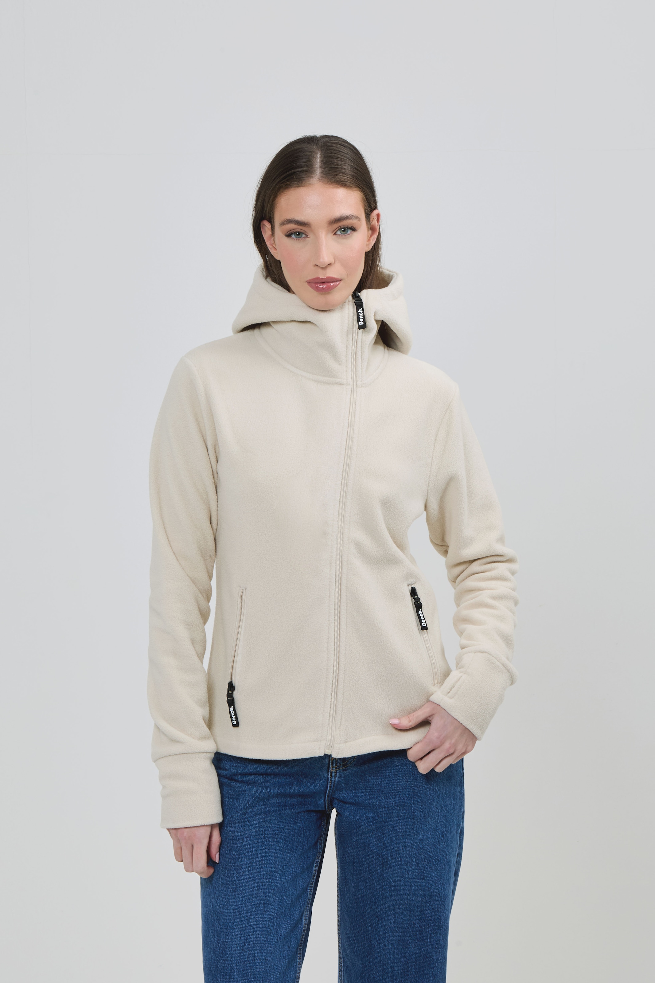 Bench. Fleecejacke »NINJA«, mit Kapuze