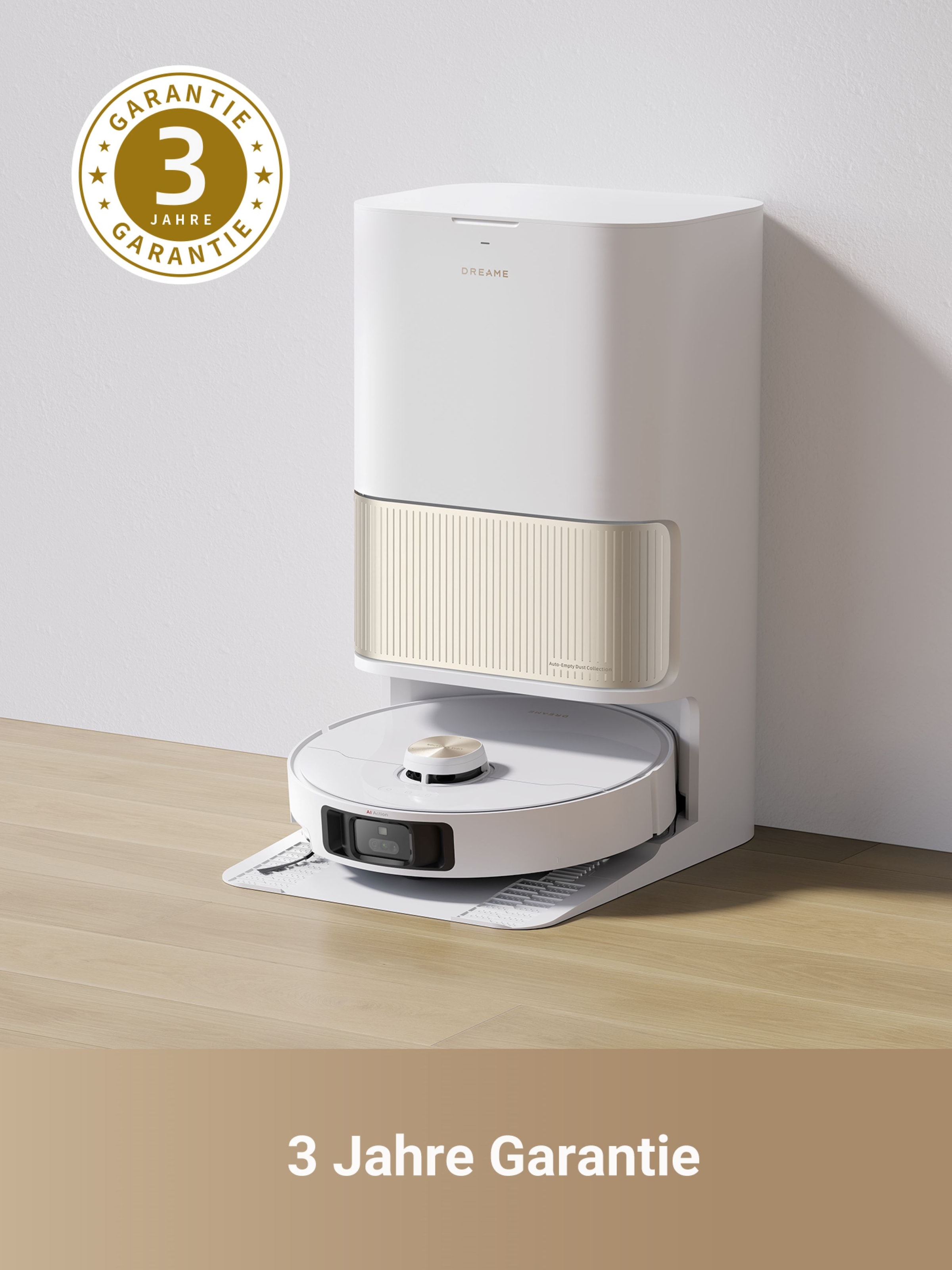 Dreame Saugroboter »Saugroboter Dreame L40 Ultra mit Wischfunktion«, 11000 Pa Saugleistung/Automatische Wartung der 7-in-1 Basisstation