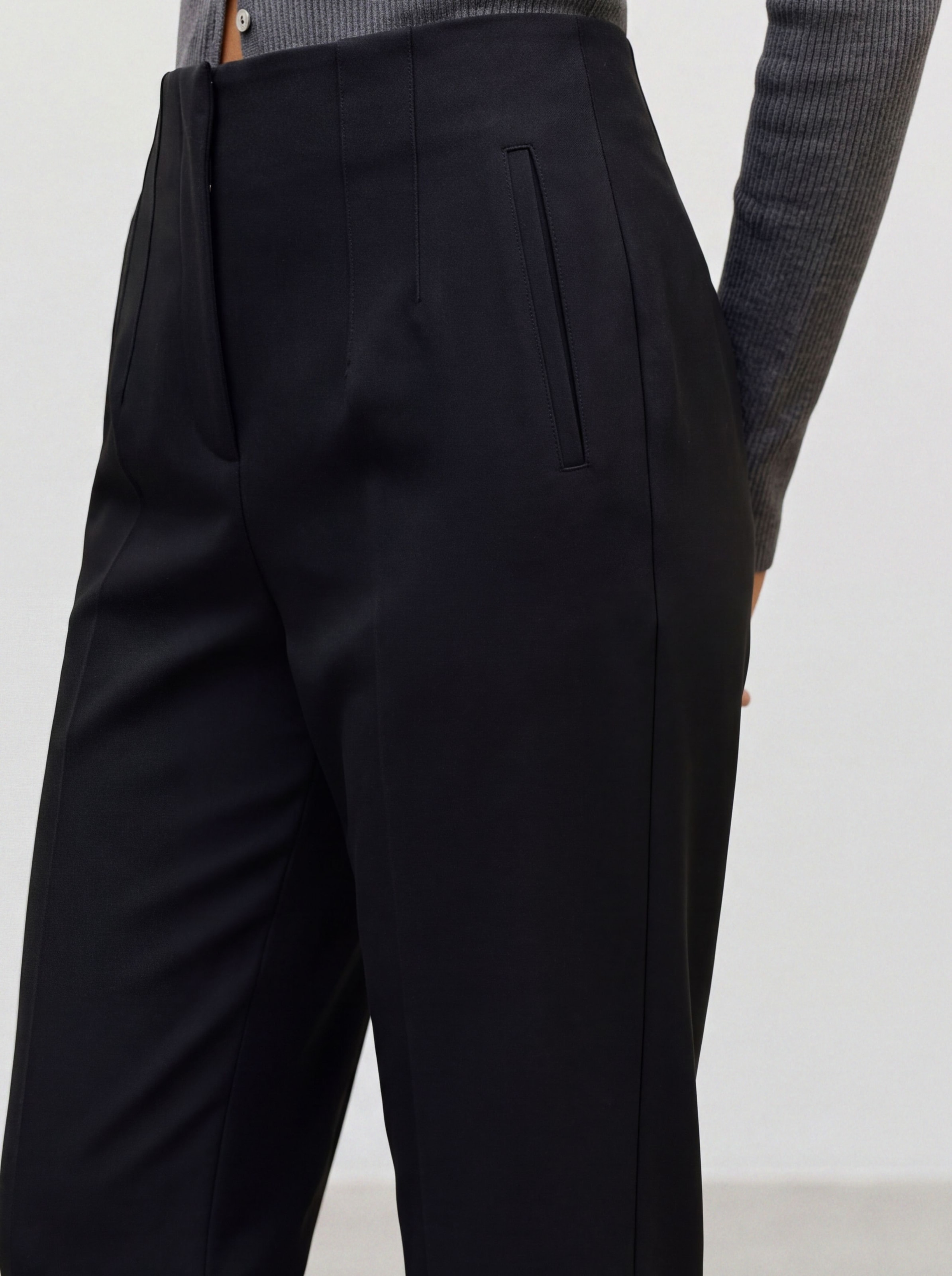 Vero Moda Anzughose »VMZOEY MW TAPERED PANT NOOS«  Materialmix