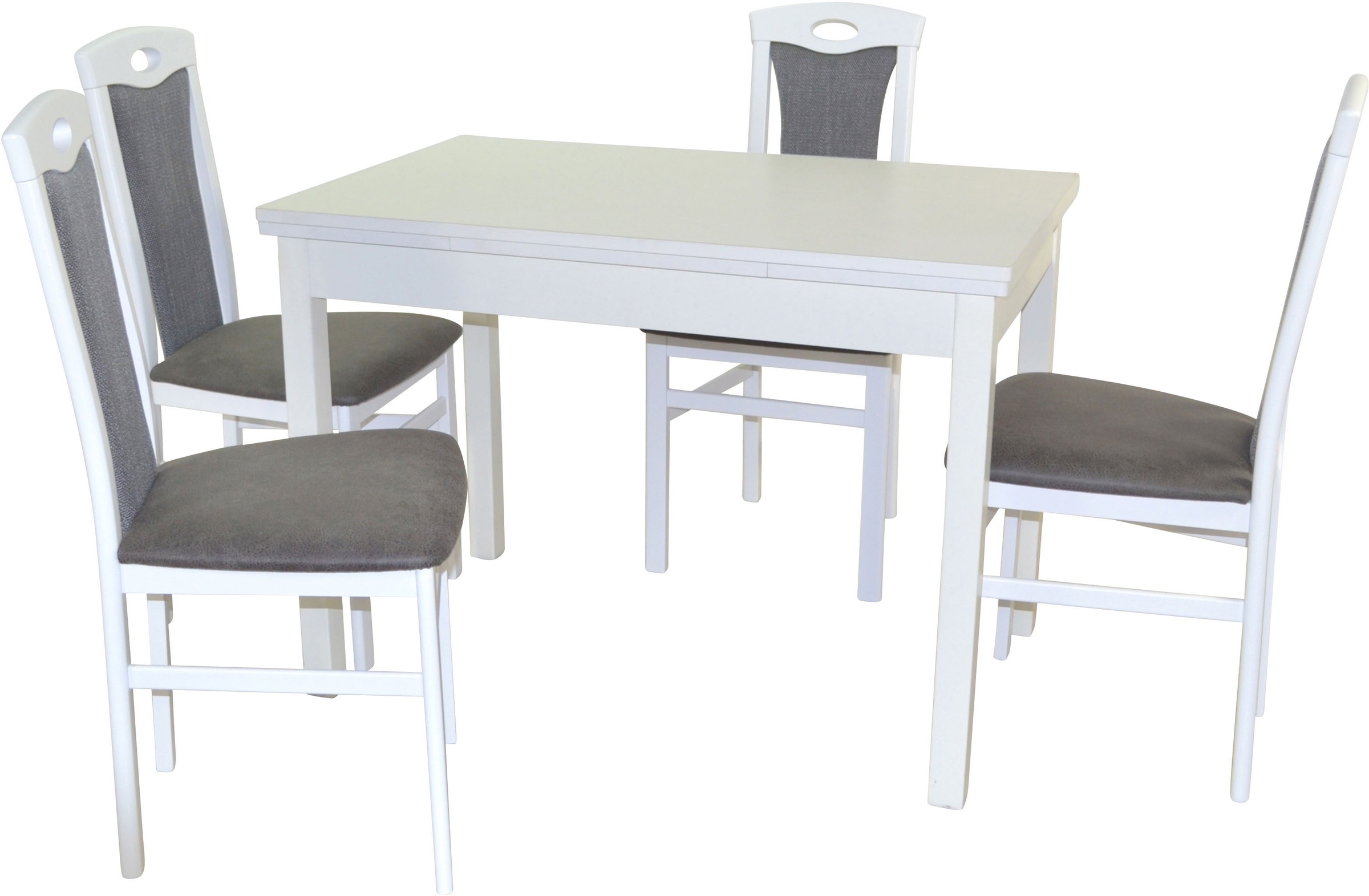 HOFMANN LIVING AND MORE Essgruppe »5tlg. Tischgruppe«, (Spar-Set, 5 tlg., 5tlg. Tischgruppe), Stühle montiert
