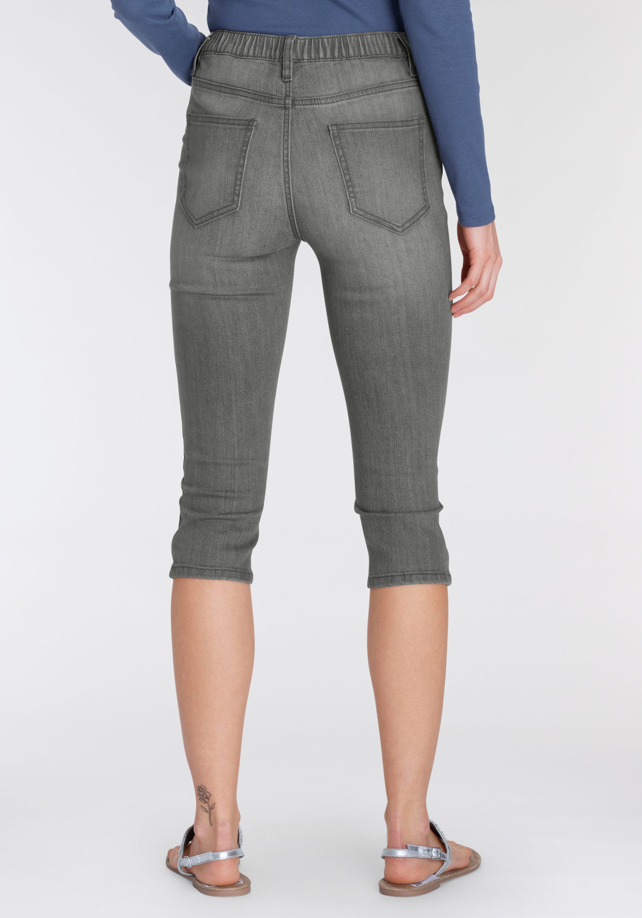 Flashlights Caprijeans, (Packung, 2er-Pack), High Waist
