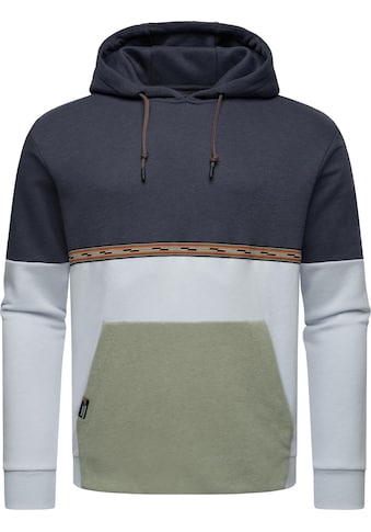 Hoodie »Hoodie Blocky Hoody«, Sportlicher Herren Kapuzenpullover mit Blockstreifen