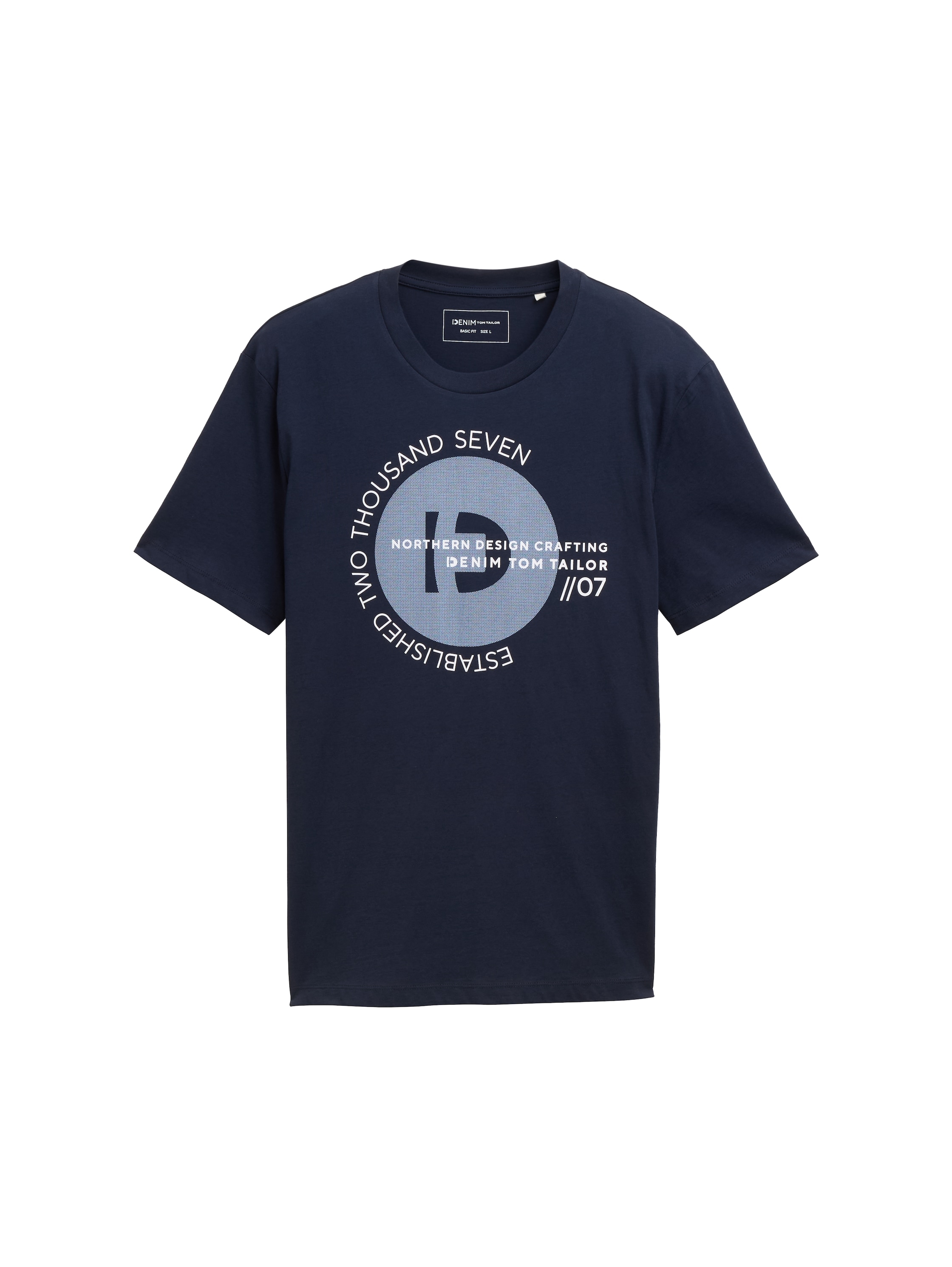 TOM TAILOR Denim T-Shirt, mit verschiedenen Logo Prints