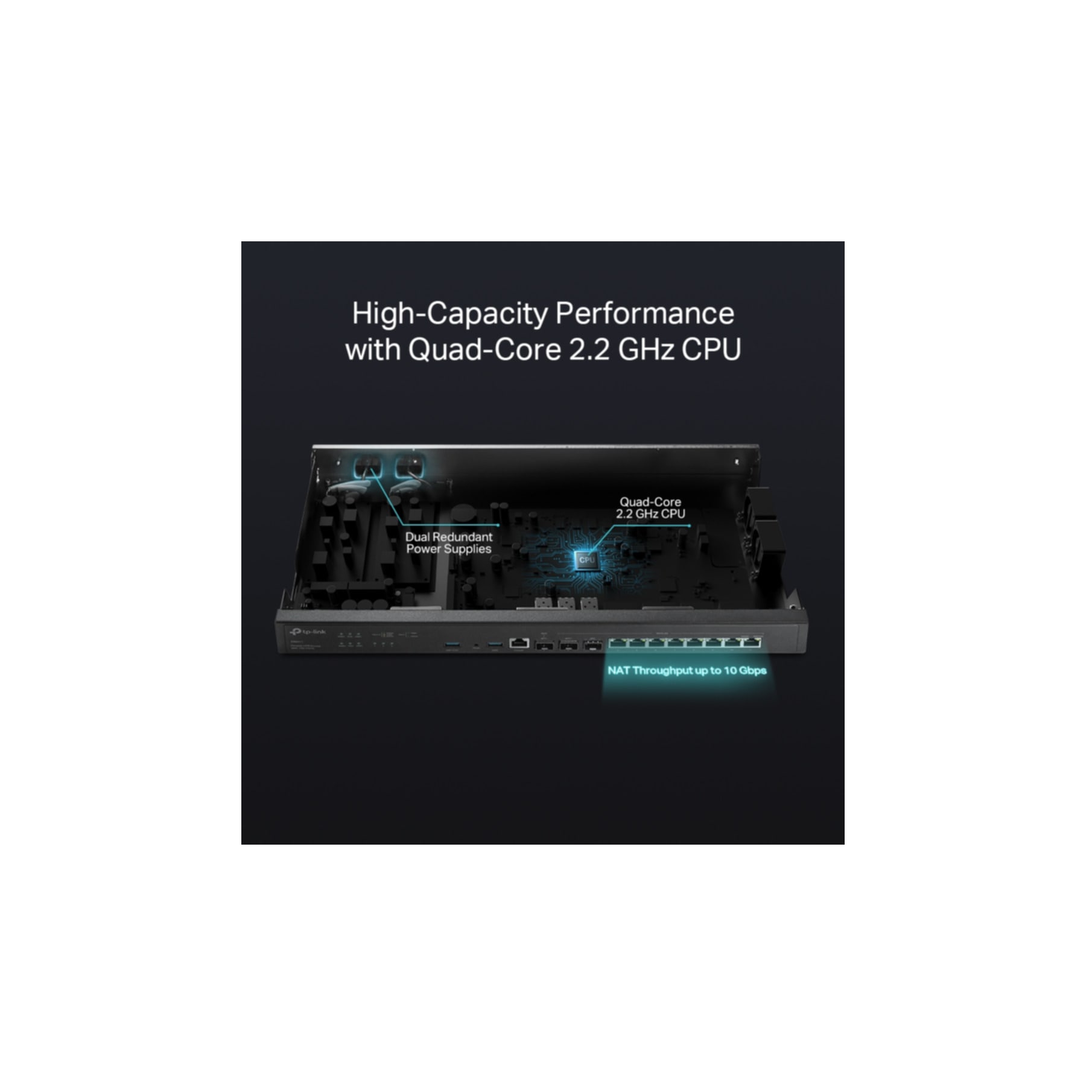 TP-Link LAN-Router »10 Gbit/s Omada VPN Router«