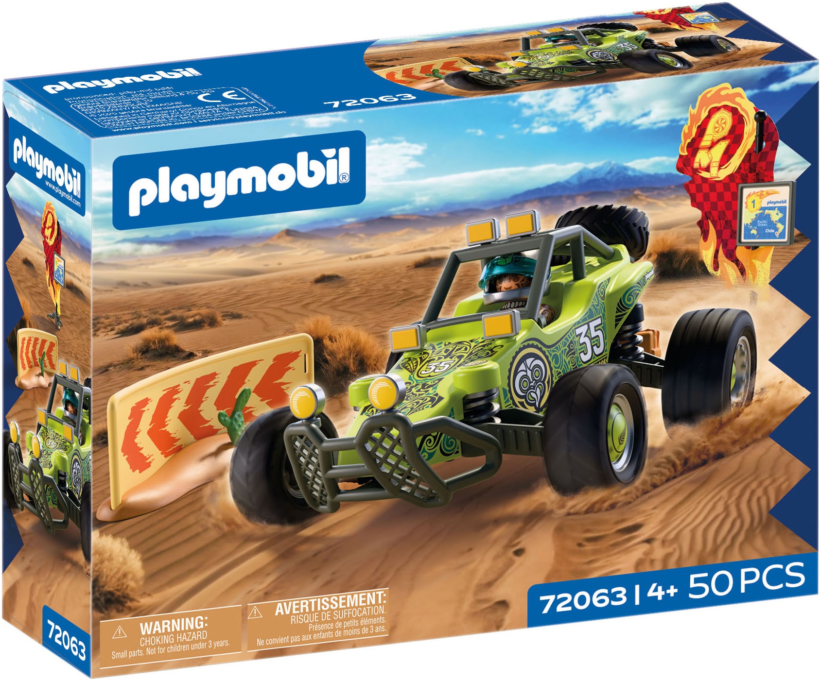Playmobil® Konstruktions-Spielset »Offroad Buggy  (72063), City Action« Made in Europe