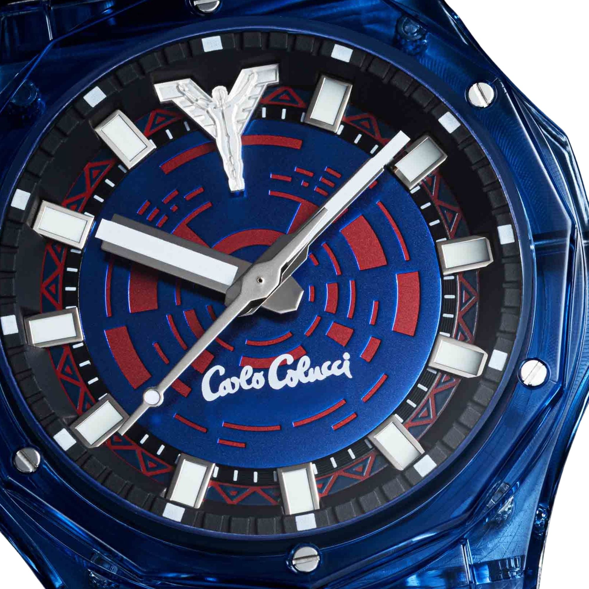 CARLO COLUCCI Quarzuhr »CC501-1« Armbanduhr, Herrenuhr, Silikonarmband, analog