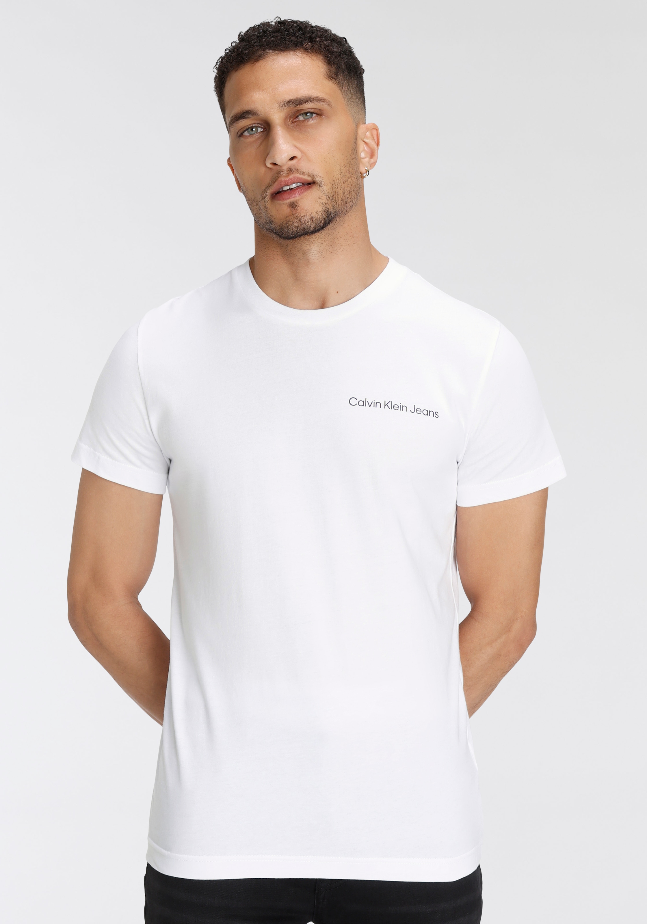 Calvin Klein Jeans T-Shirt »CHEST bei OTTO TEE« SLIM online bestellen INSTITUTIONAL