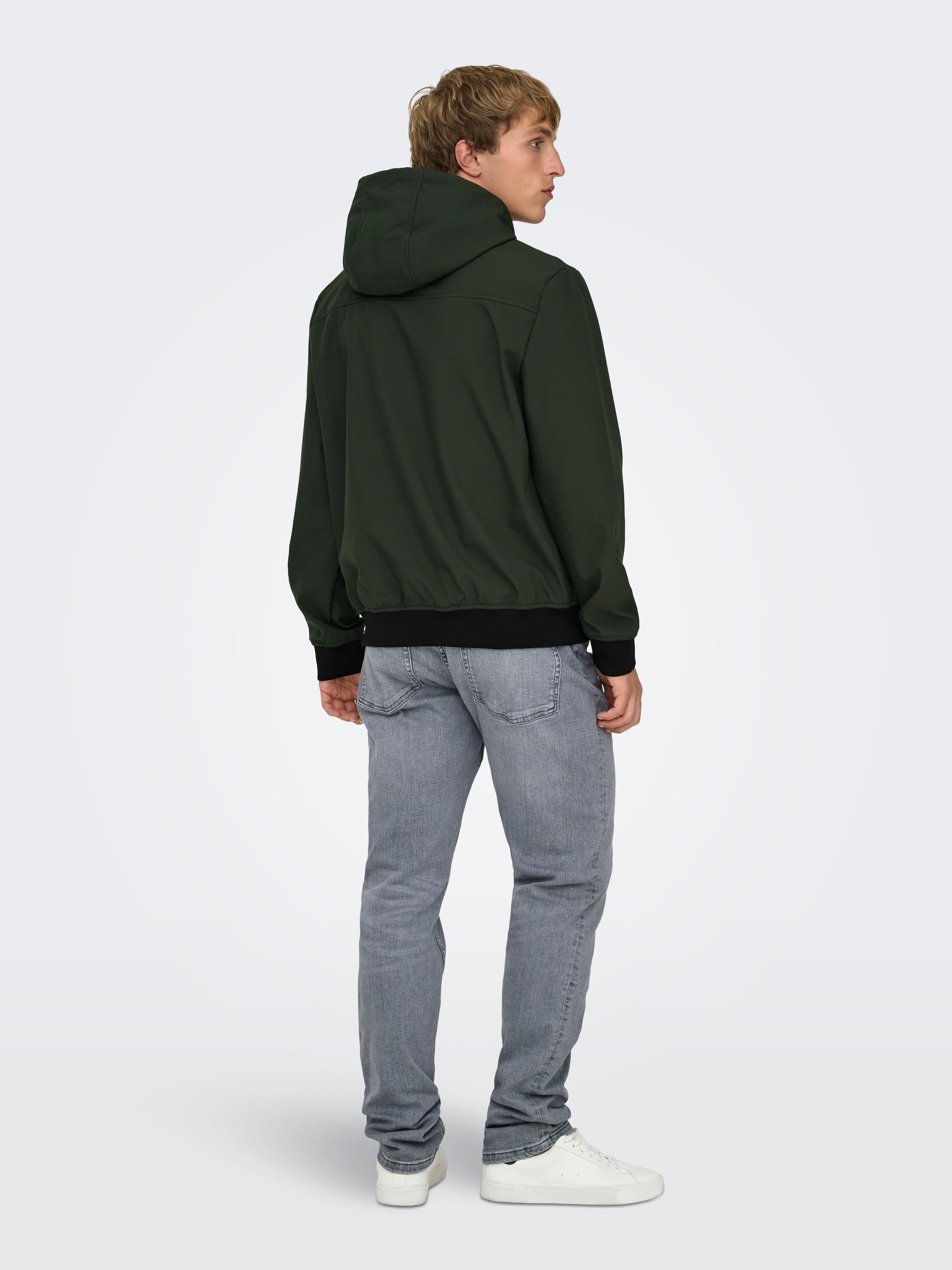 ONLY & SONS Softshelljacke »ONSBOWIE SOFTSHELL BOMBER NOOS« mit Kapuze