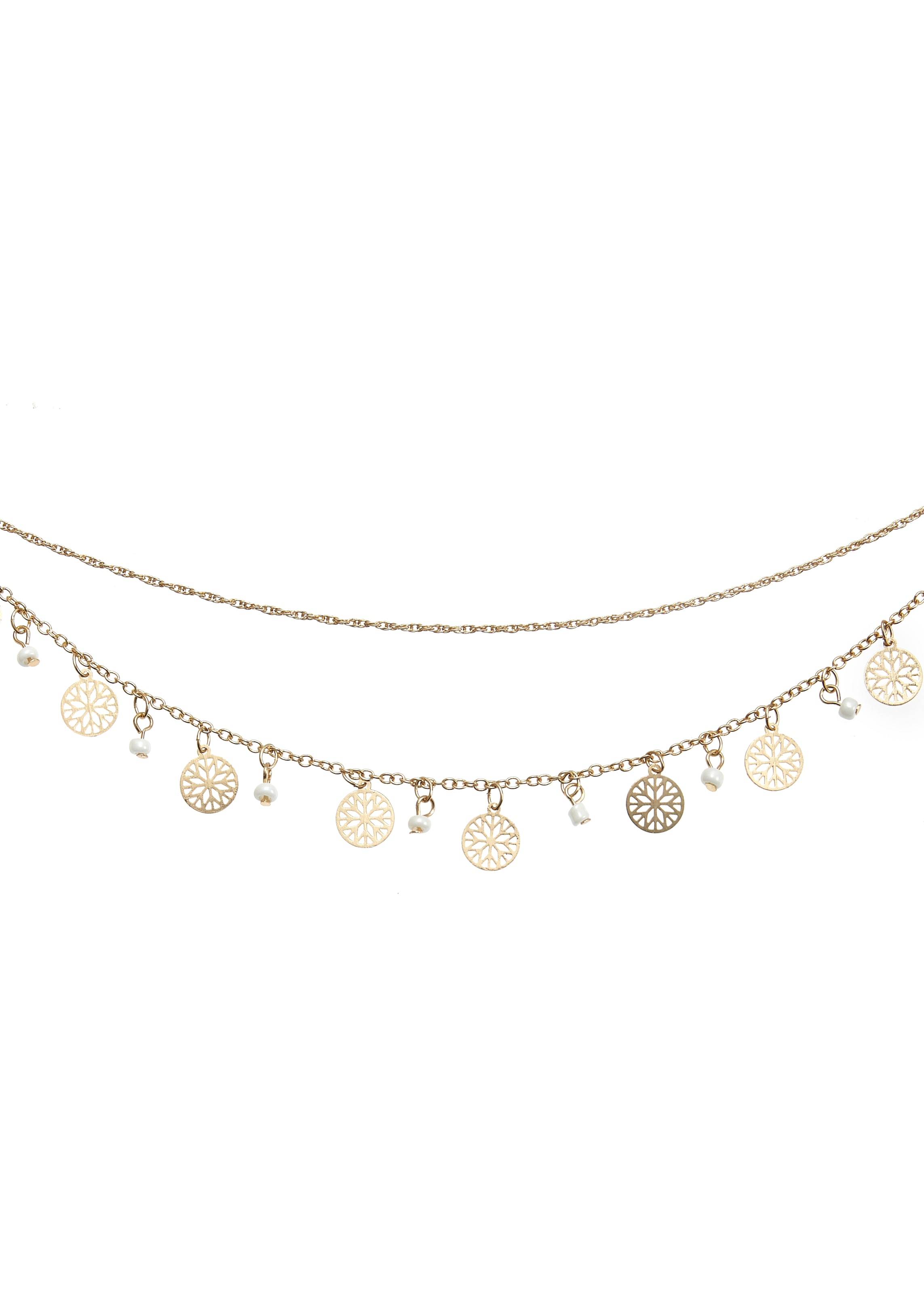 LASCANA Fußkette, Fußkettchen-Armband, Fußkettchen mit Anhänger, Fußschmuck