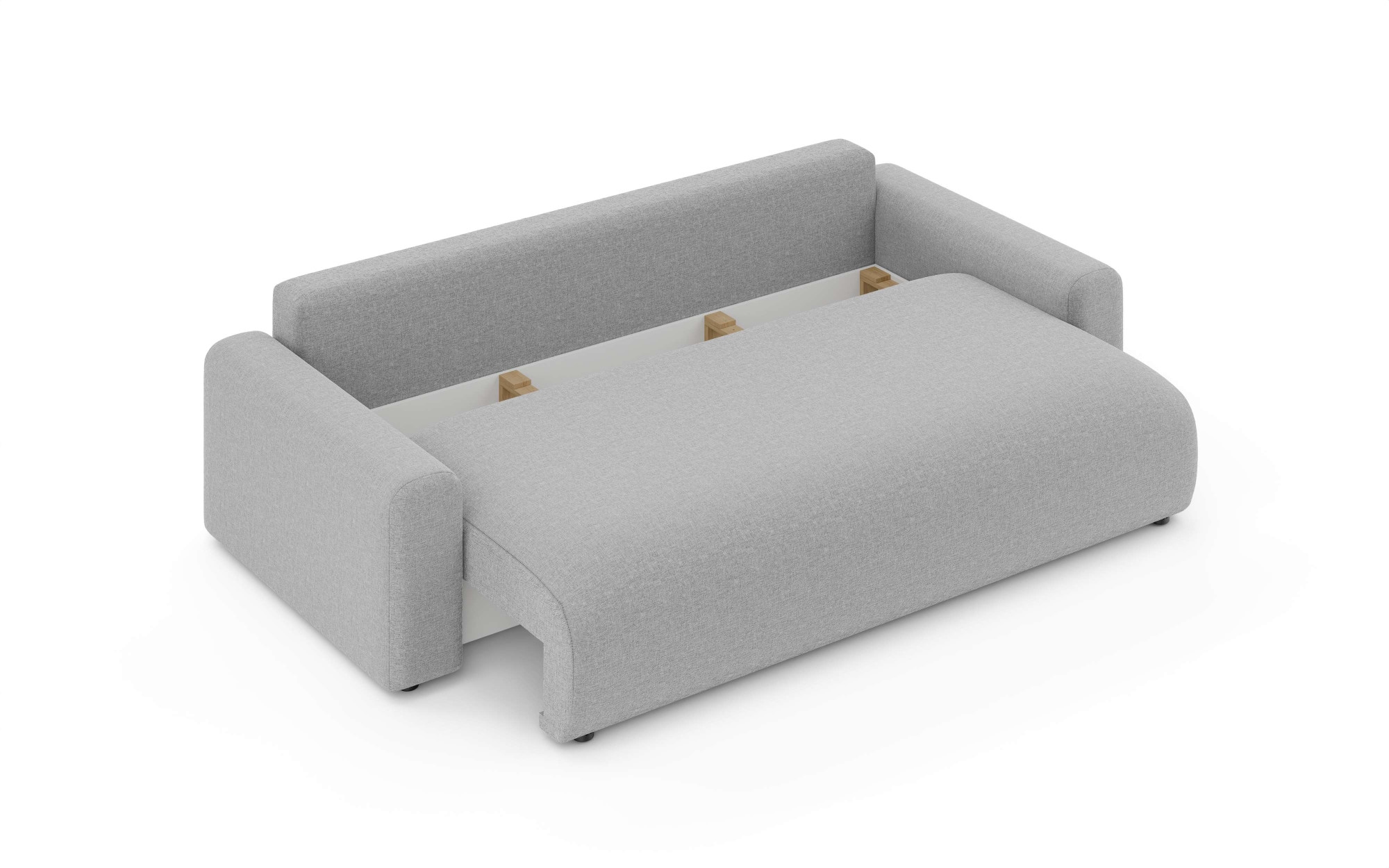 Home affaire Big-Sofa »LAKESIDE klein 3-Sitzer Schlafsofa mit Bettkasten, Breite 238 cm« Liegefläche 149x195 cm, hoher Sitzkomfort, Maße B/T/H: 238/98/85cm